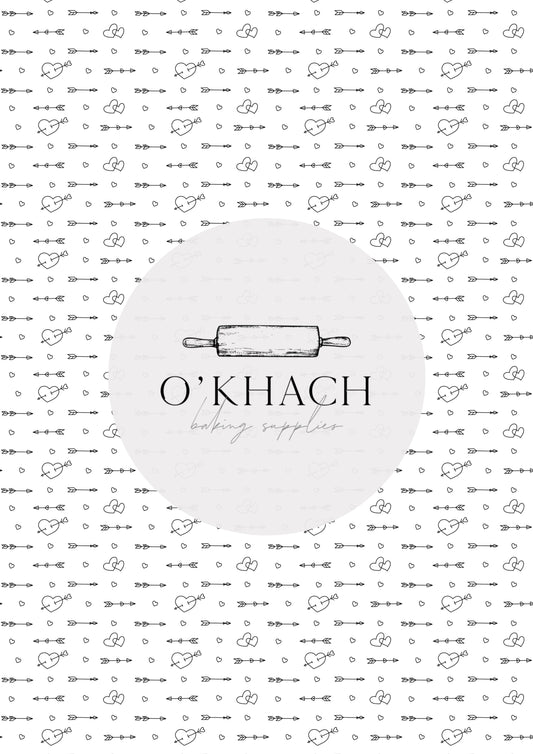 Love Details Pattern No.155 - Edible Image - Premium Edible Image from O'Khach Baking Supplies - Just $16.99! Shop now at O'Khach Baking Supplies