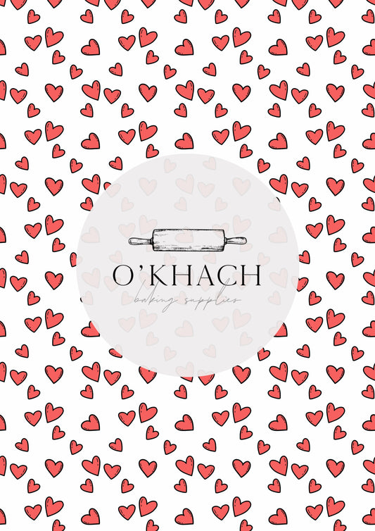 Love Details Pattern No.16 - Edible Image - Premium Edible Image from O'Khach Baking Supplies - Just $16.99! Shop now at O'Khach Baking Supplies