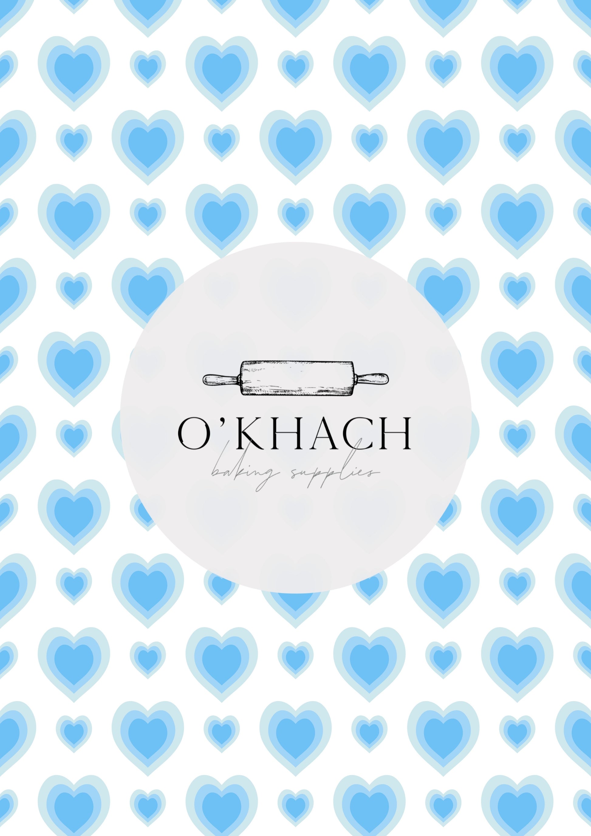 Love Details Pattern No.161 - Edible Image - Premium Edible Image from O'Khach Baking Supplies - Just $16.99! Shop now at O'Khach Baking Supplies