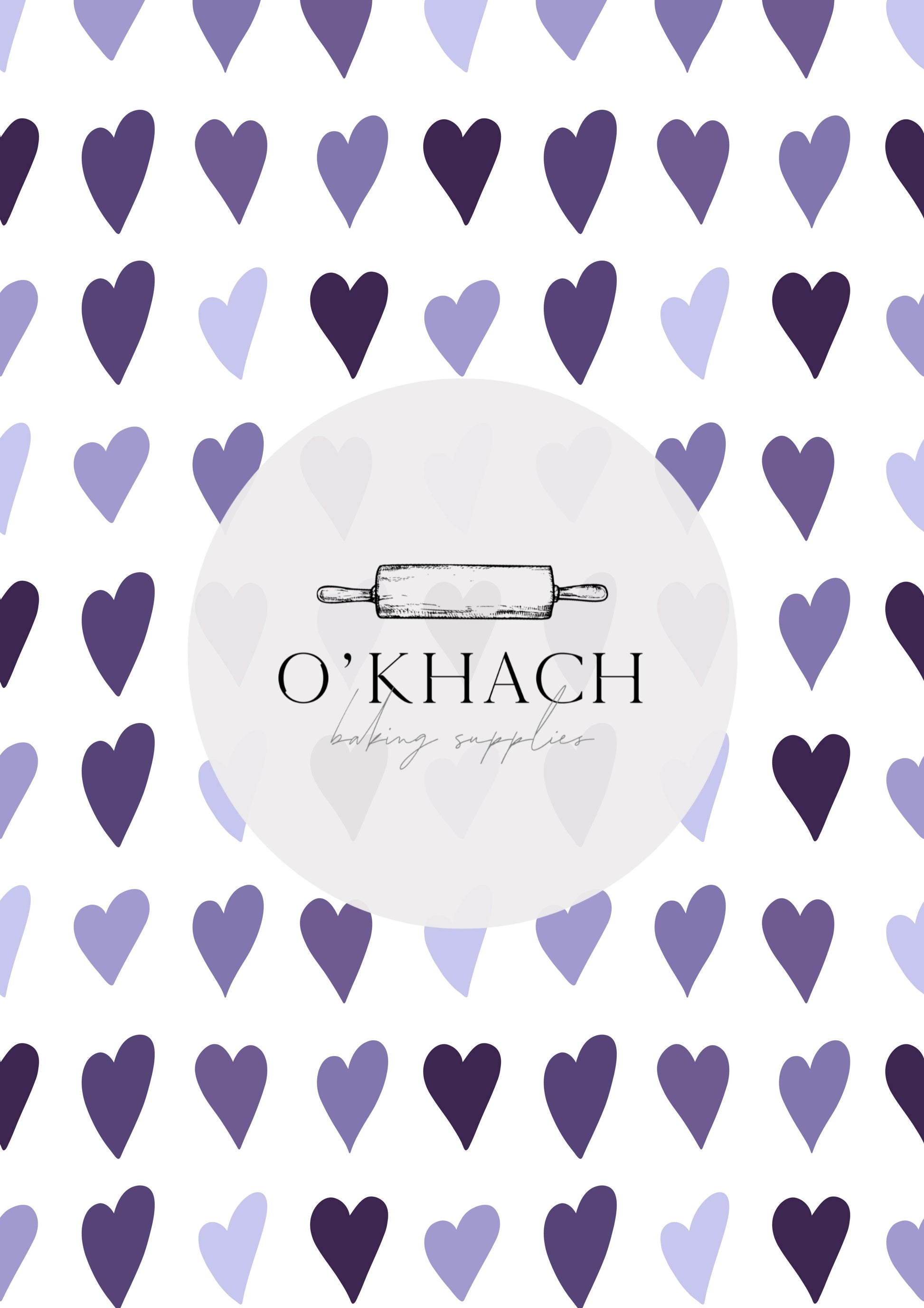 Love Details Pattern No.163 - Edible Image - Premium Edible Image from O'Khach Baking Supplies - Just $16.99! Shop now at O'Khach Baking Supplies