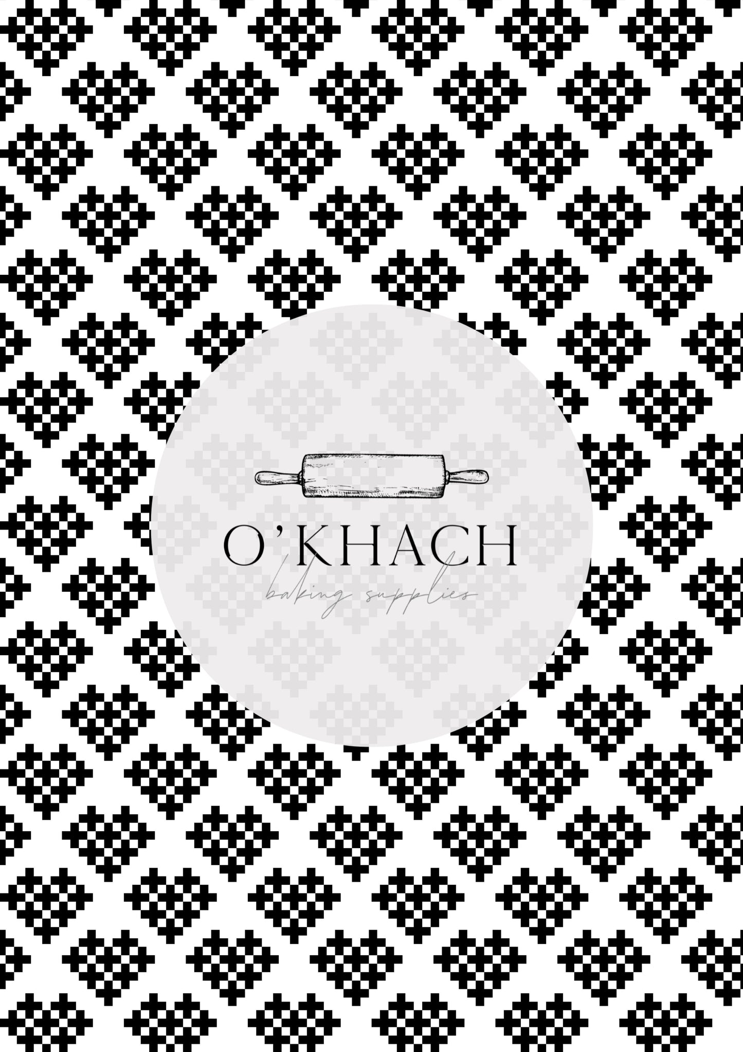 Love Details Pattern No.165 - Edible Image - Premium Edible Image from O'Khach Baking Supplies - Just $16.99! Shop now at O'Khach Baking Supplies