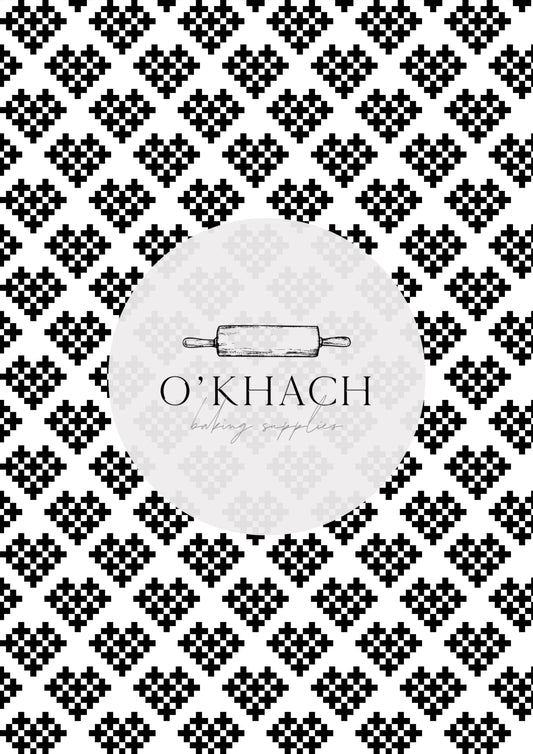 Love Details Pattern No.165 - Edible Image - Premium Edible Image from O'Khach Baking Supplies - Just $16.99! Shop now at O'Khach Baking Supplies