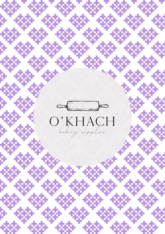 Love Details Pattern No.166 - Edible Image - Premium Edible Image from O'Khach Baking Supplies - Just $16.99! Shop now at O'Khach Baking Supplies