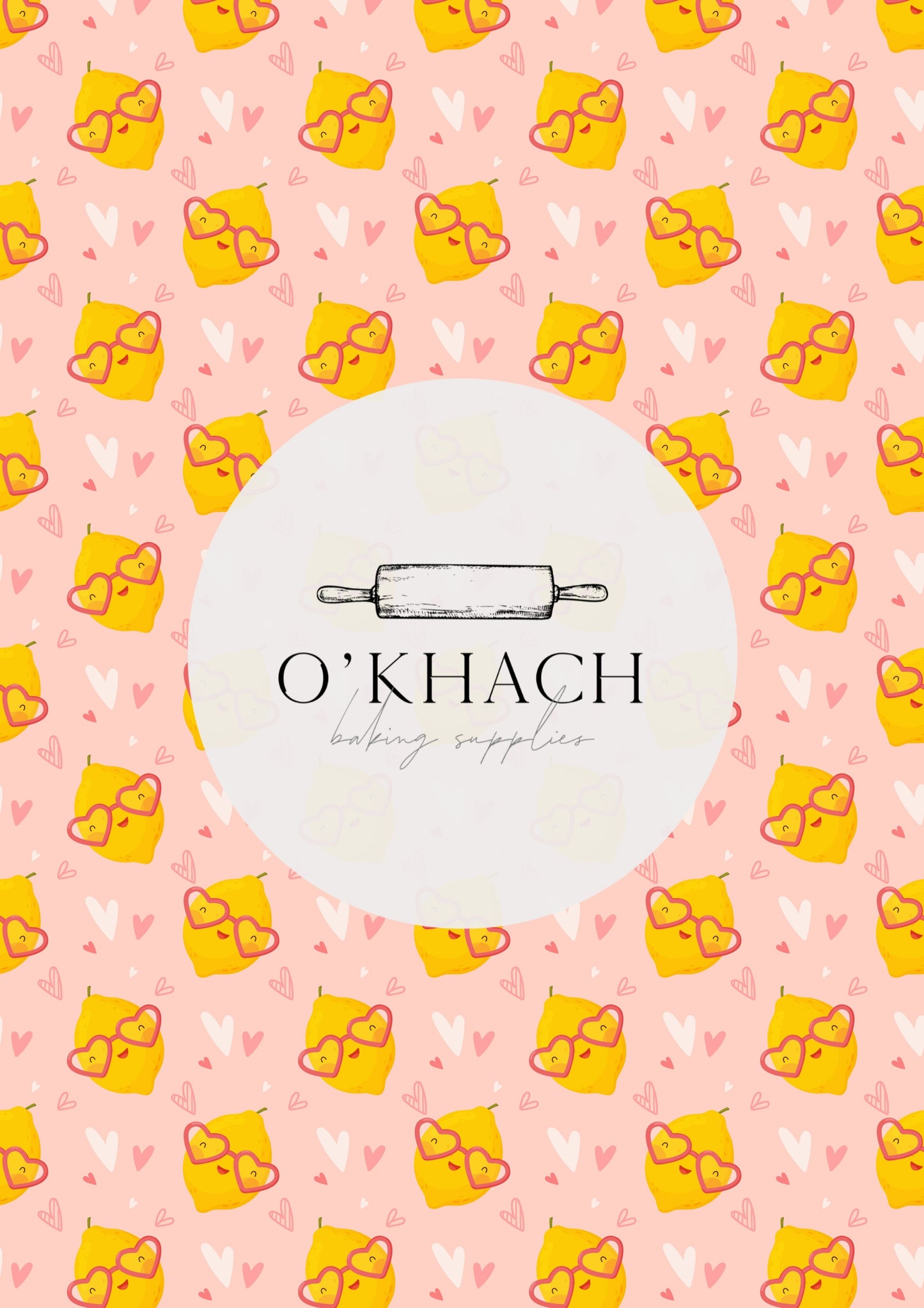 Love Details Pattern No.17 - Edible Image - Premium Edible Image from O'Khach Baking Supplies - Just $16.99! Shop now at O'Khach Baking Supplies