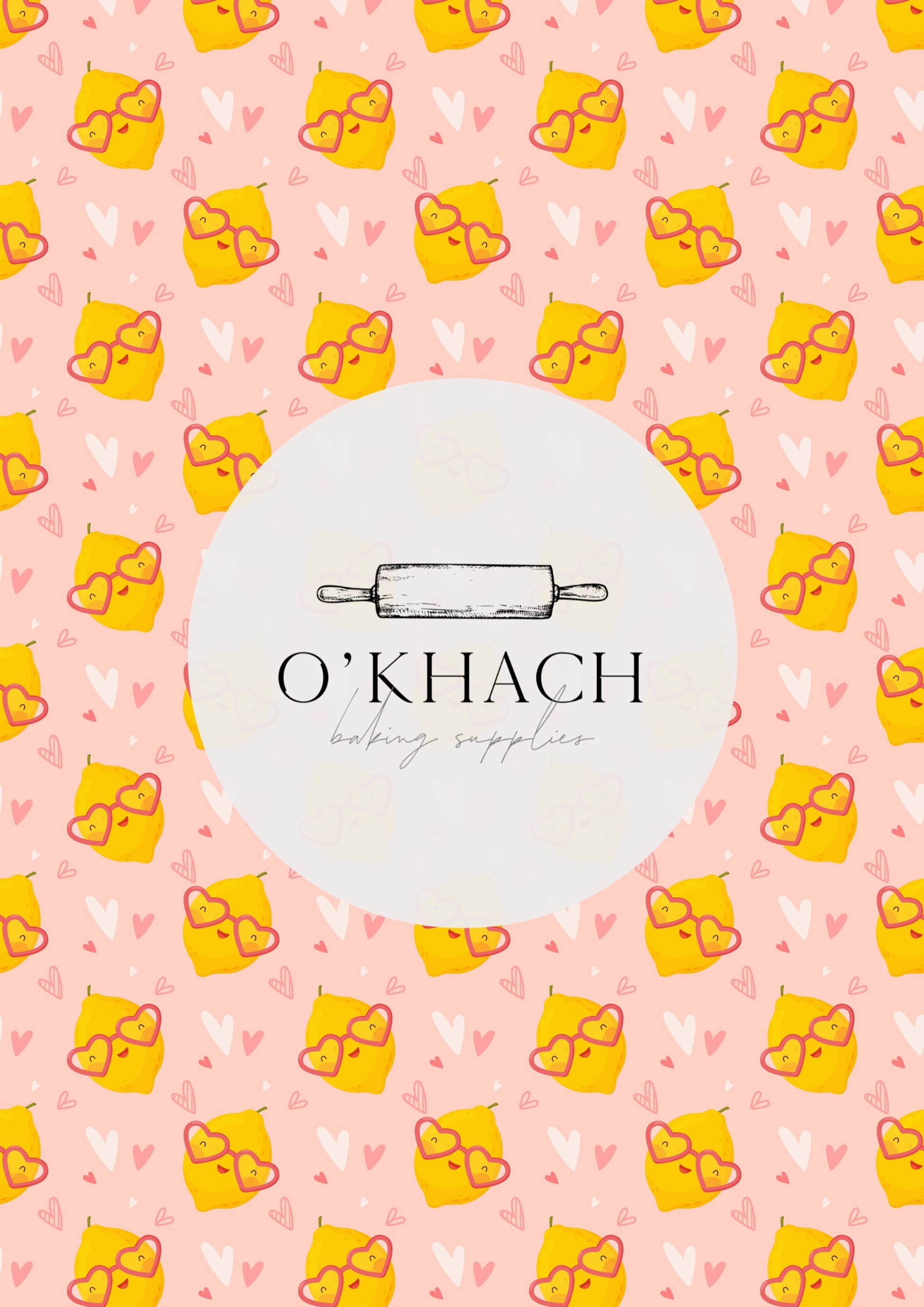 Love Details Pattern No.17 - Edible Image - Premium Edible Image from O'Khach Baking Supplies - Just $16.99! Shop now at O'Khach Baking Supplies