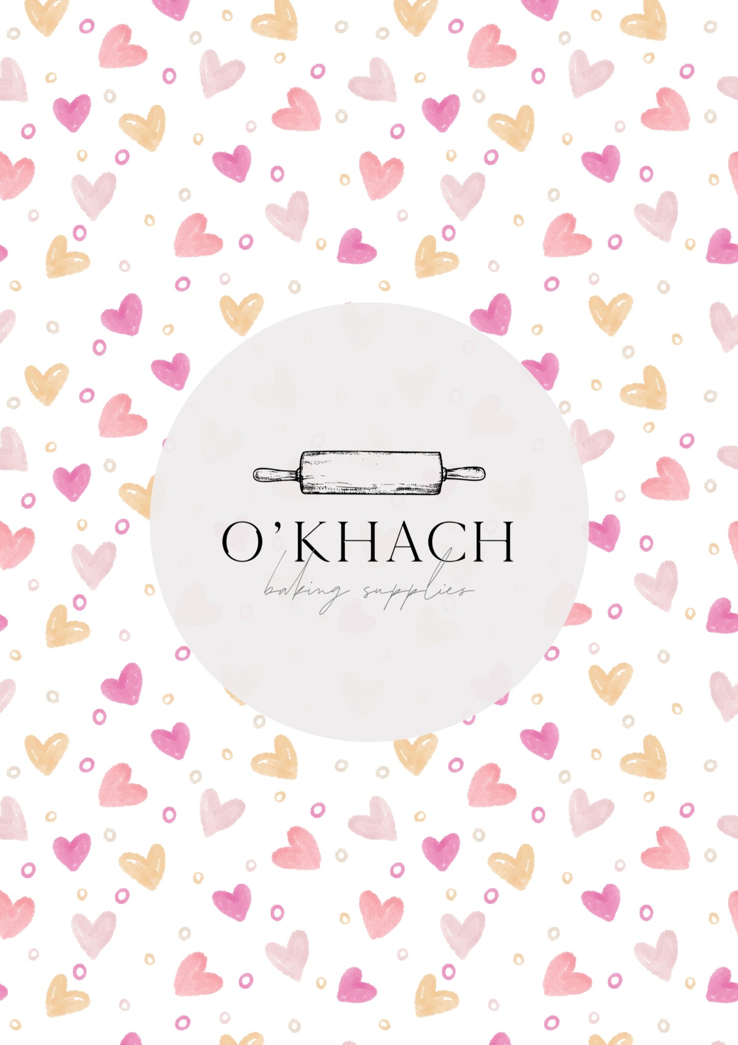 Love Details Pattern No.171 - Edible Image - Premium Edible Image from O'Khach Baking Supplies - Just $16.99! Shop now at O'Khach Baking Supplies