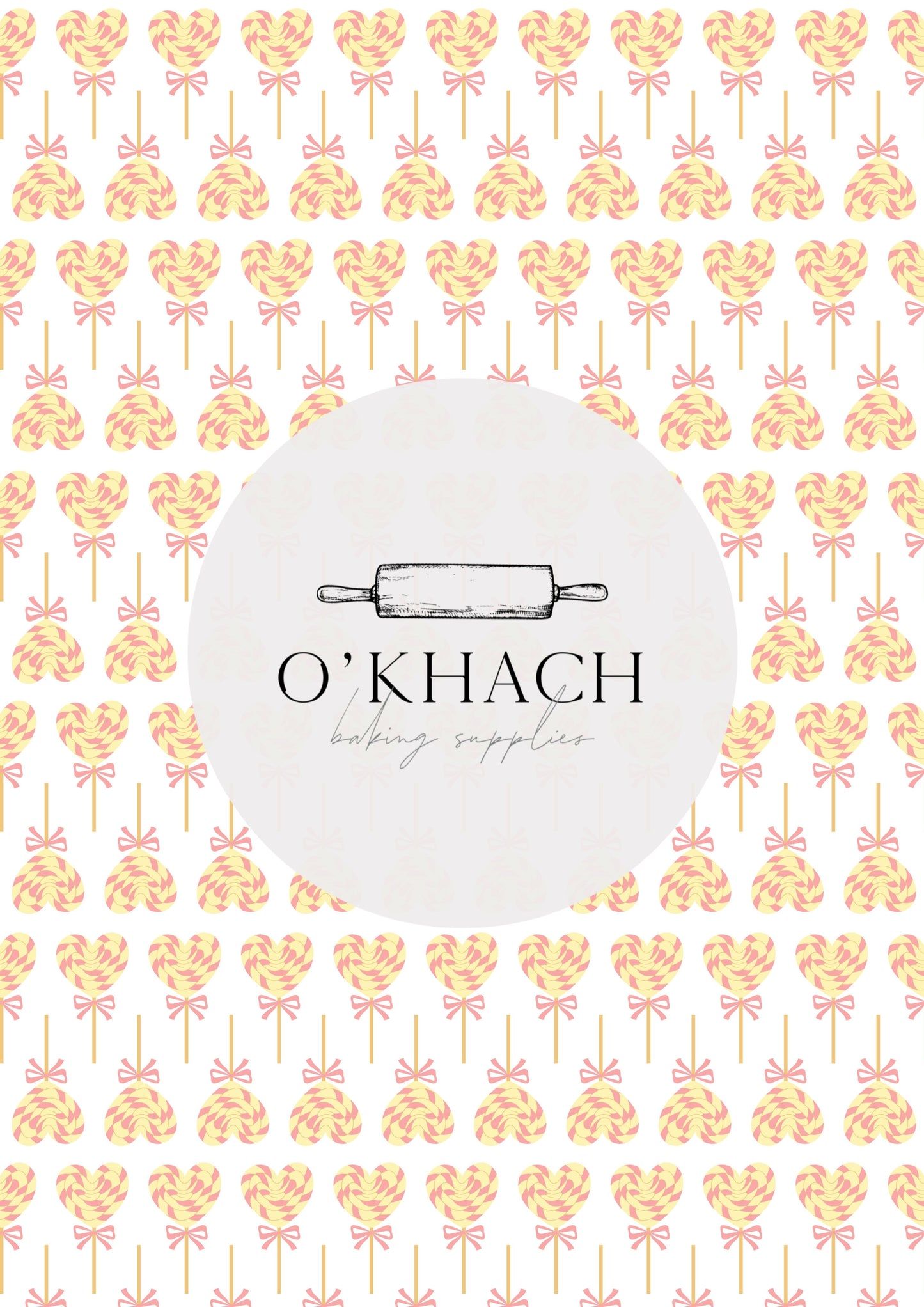 Love Details Pattern No.172 - Edible Image - Premium Edible Image from O'Khach Baking Supplies - Just $16.99! Shop now at O'Khach Baking Supplies