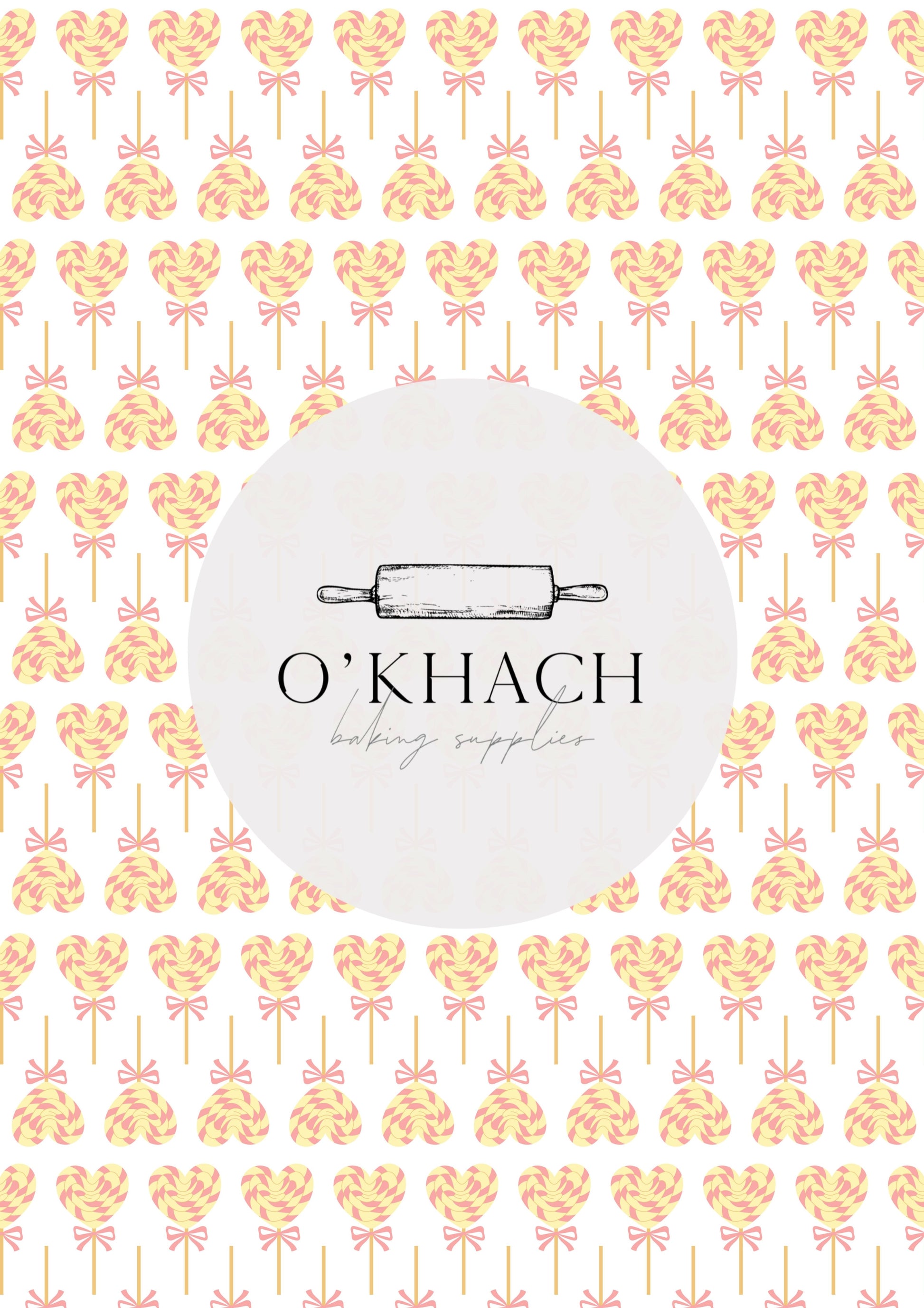 Love Details Pattern No.172 - Edible Image - Premium Edible Image from O'Khach Baking Supplies - Just $16.99! Shop now at O'Khach Baking Supplies