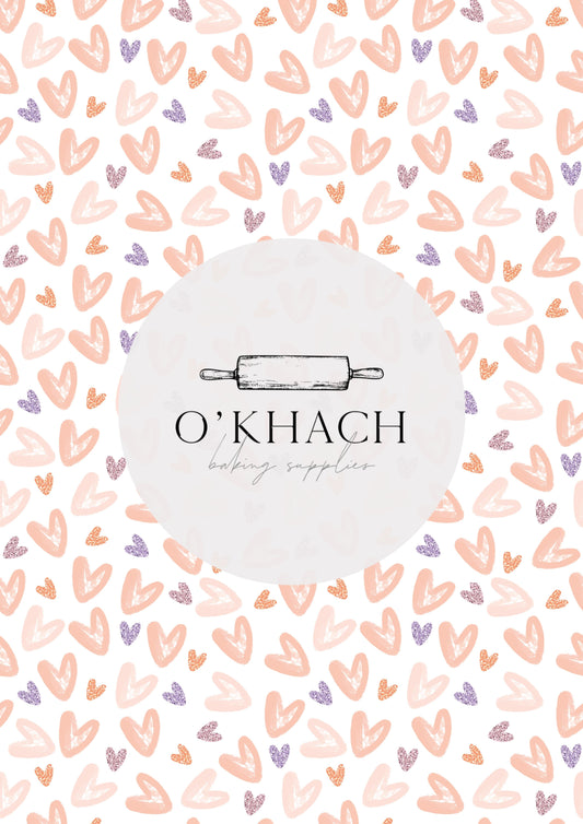 Love Details Pattern No.173 - Edible Image - Premium Edible Image from O'Khach Baking Supplies - Just $16.99! Shop now at O'Khach Baking Supplies