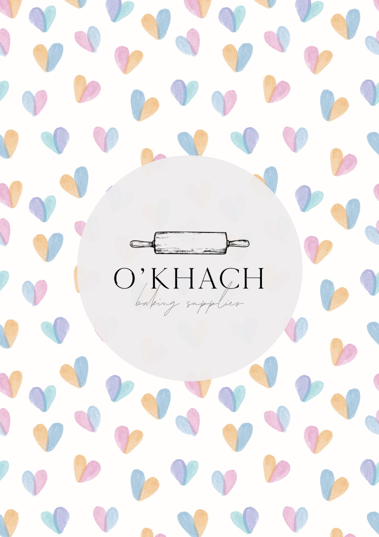 Love Details Pattern No.176 - Edible Image - Premium Edible Image from O'Khach Baking Supplies - Just $16.99! Shop now at O'Khach Baking Supplies