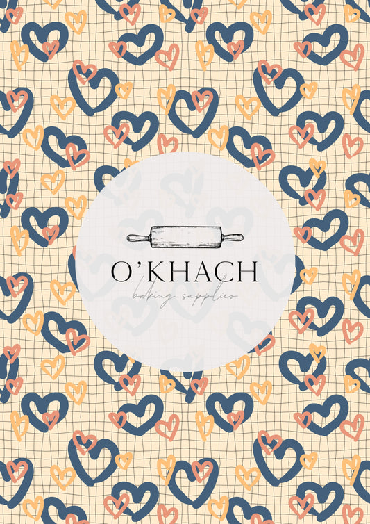 Love Details Pattern No.180 - Edible Image - Premium Edible Image from O'Khach Baking Supplies - Just $16.99! Shop now at O'Khach Baking Supplies