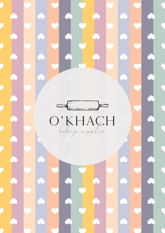 Love Details Pattern No.181 - Edible Image - Premium Edible Image from O'Khach Baking Supplies - Just $16.99! Shop now at O'Khach Baking Supplies