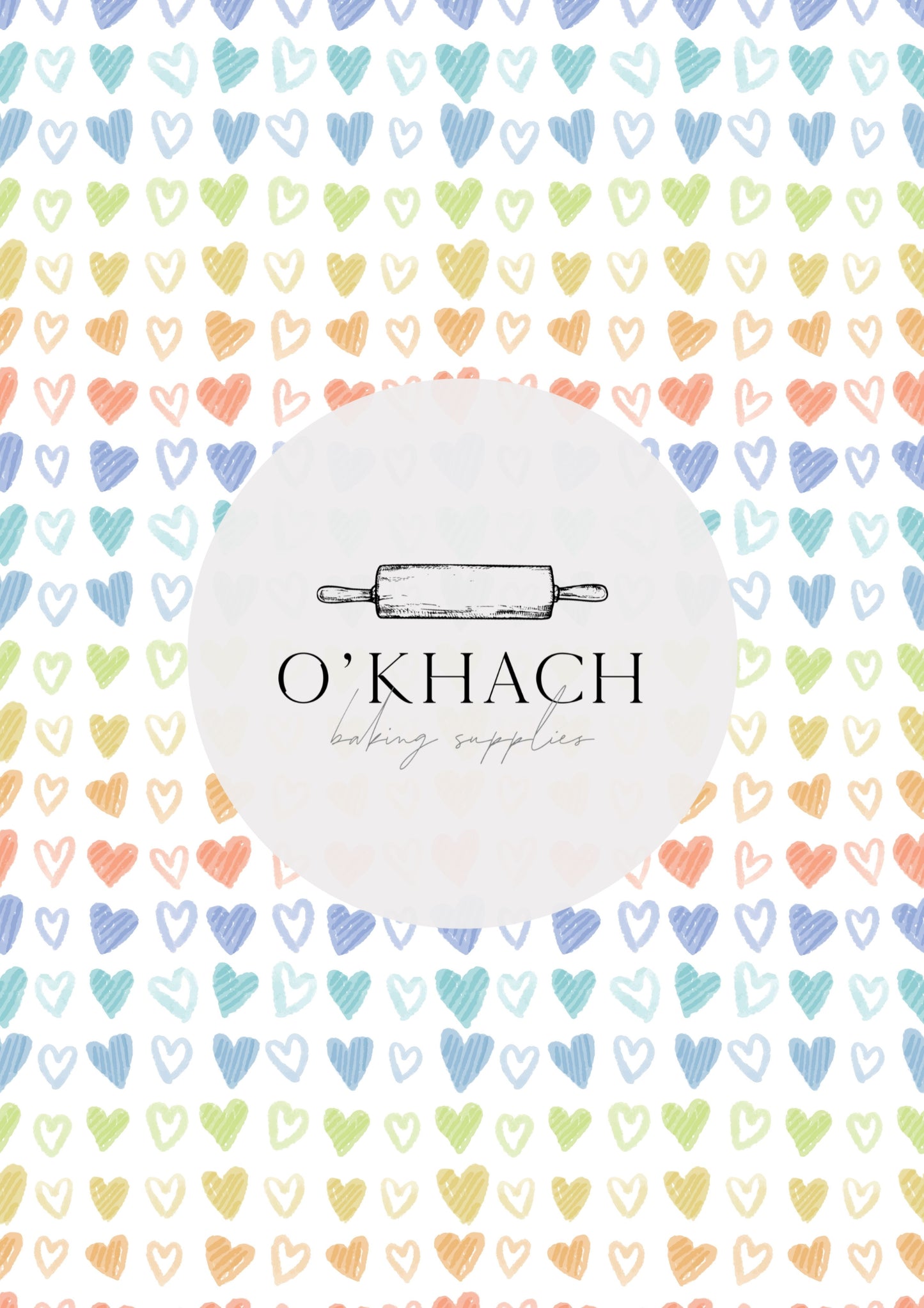 Love Details Pattern No.183 - Edible Image - Premium Edible Image from O'Khach Baking Supplies - Just $16.99! Shop now at O'Khach Baking Supplies