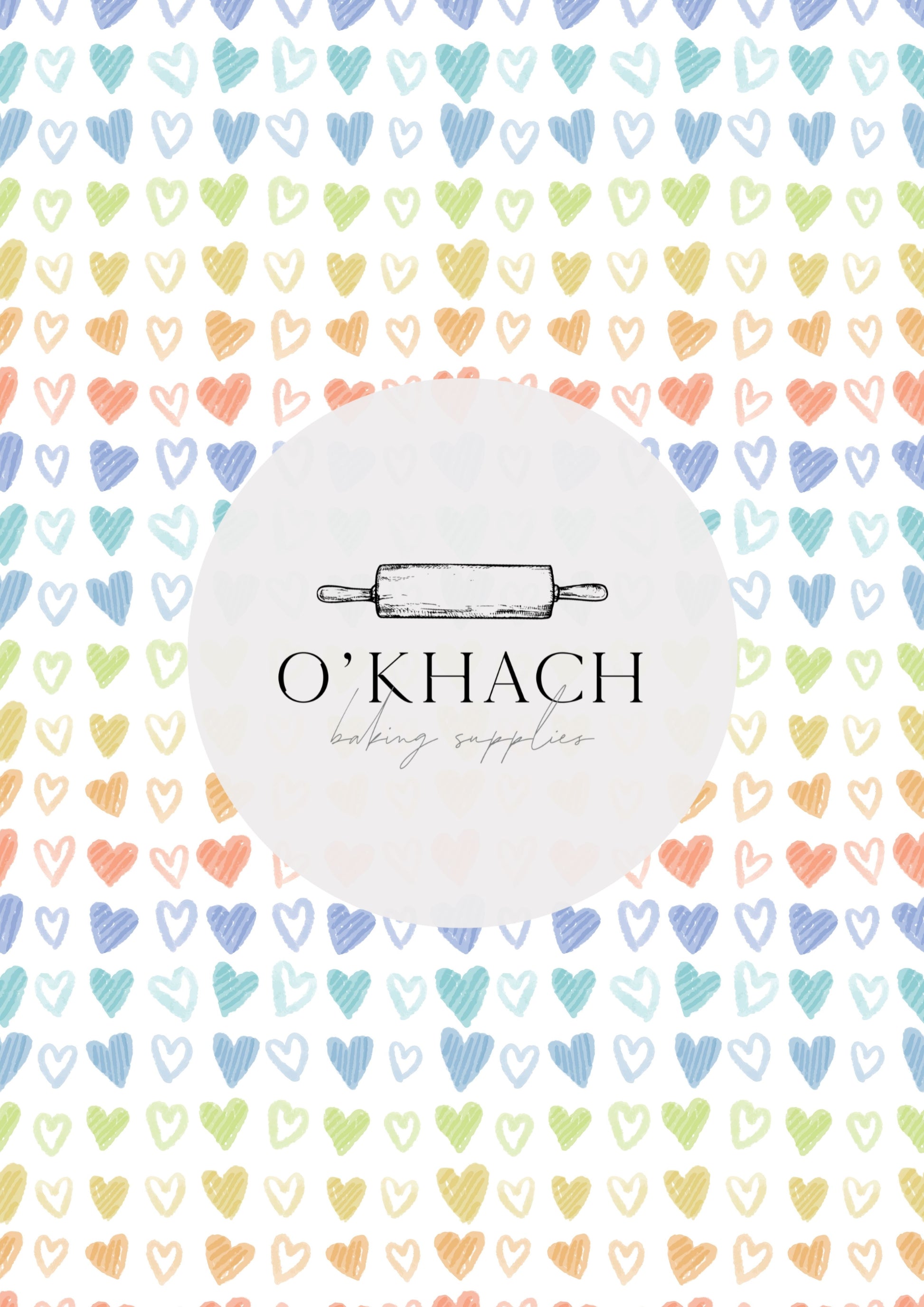 Love Details Pattern No.183 - Edible Image - Premium Edible Image from O'Khach Baking Supplies - Just $16.99! Shop now at O'Khach Baking Supplies