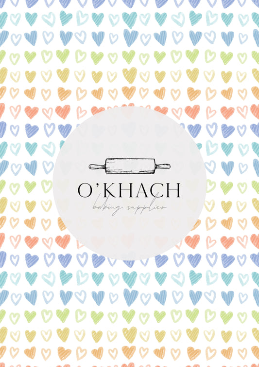 Love Details Pattern No.183 - Edible Image - Premium Edible Image from O'Khach Baking Supplies - Just $16.99! Shop now at O'Khach Baking Supplies