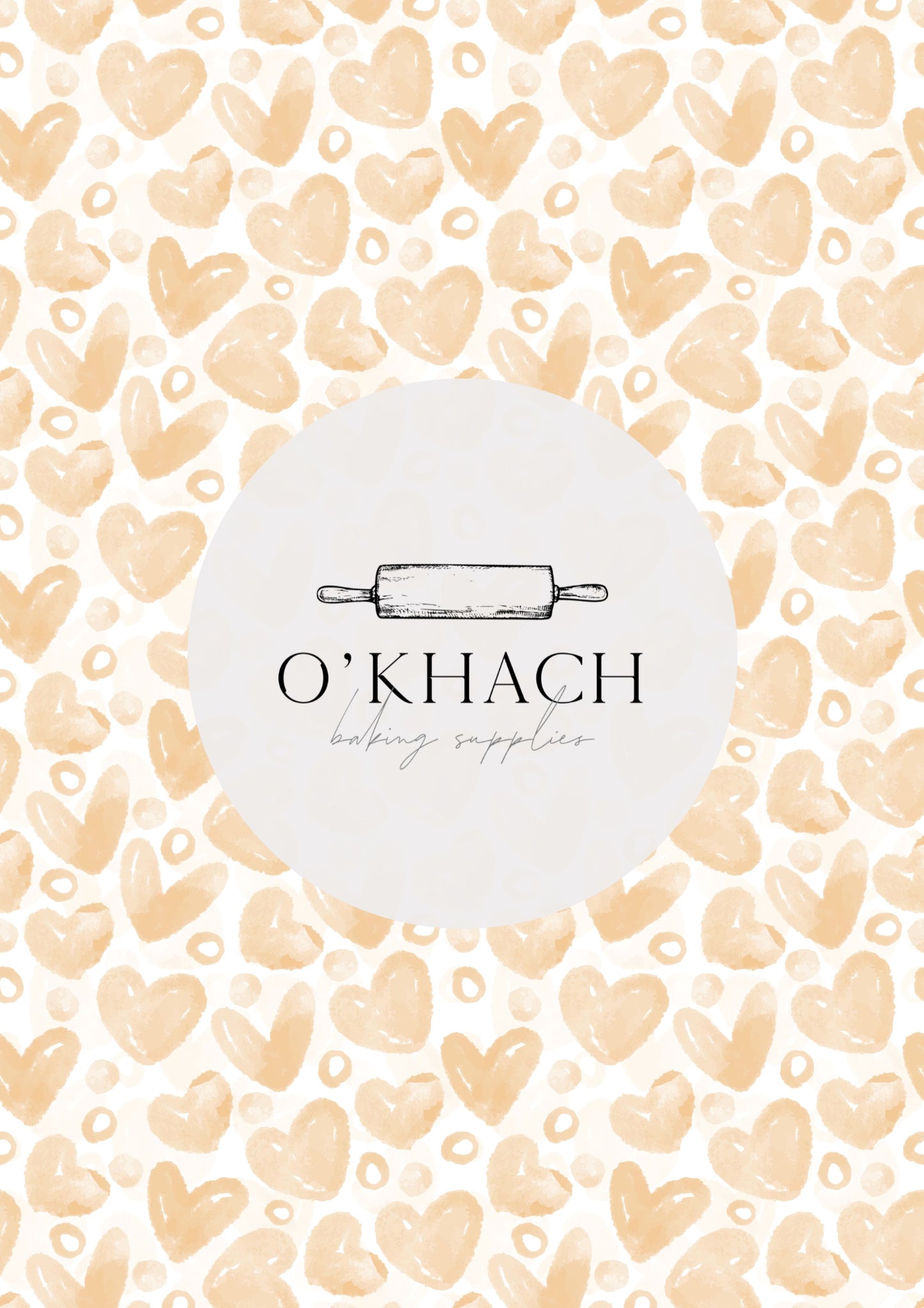 Love Details Pattern No.185 - Edible Image - Premium Edible Image from O'Khach Baking Supplies - Just $16.99! Shop now at O'Khach Baking Supplies