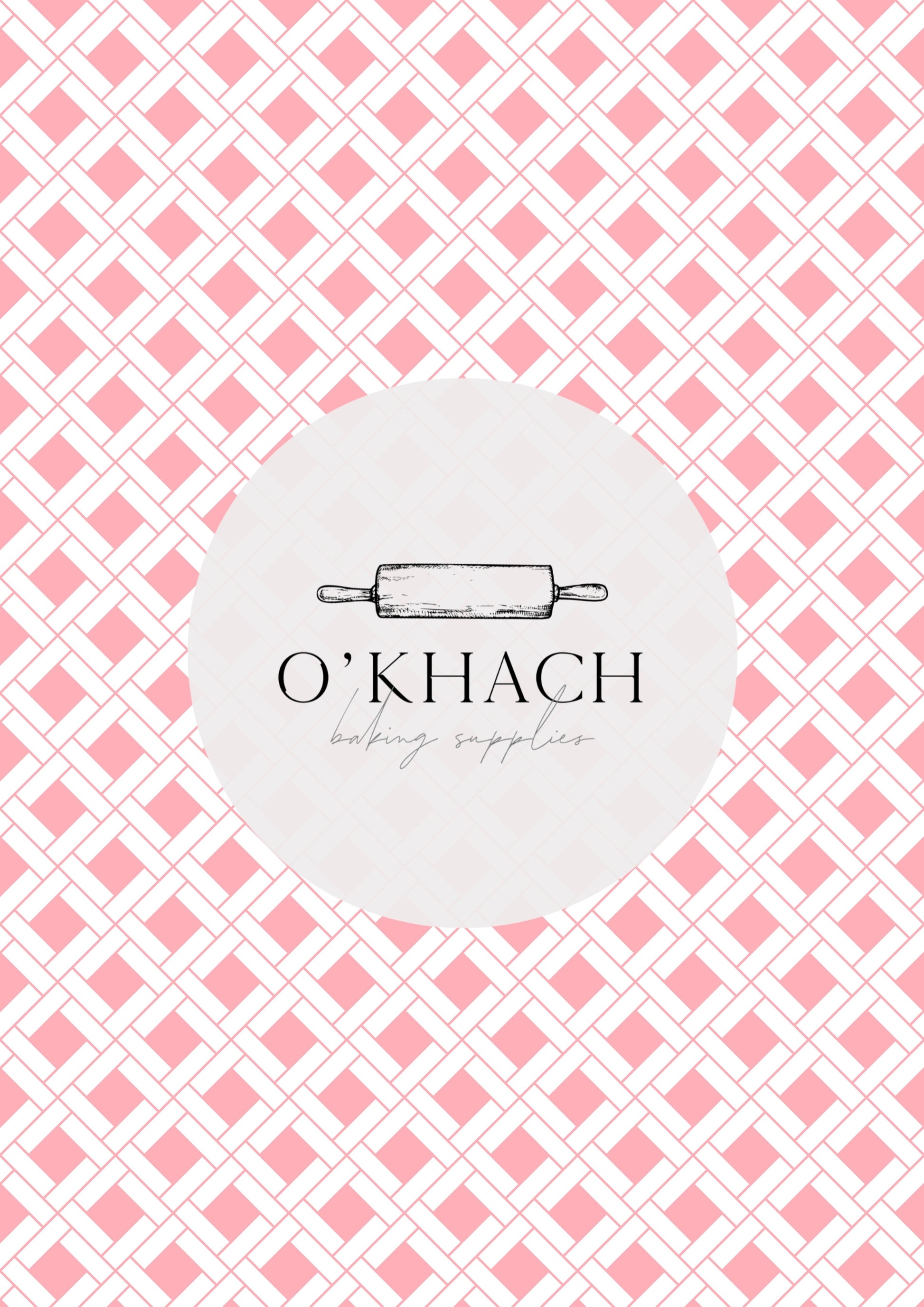 Love Details Pattern No.186 - Edible Image - Premium Edible Image from O'Khach Baking Supplies - Just $16.99! Shop now at O'Khach Baking Supplies