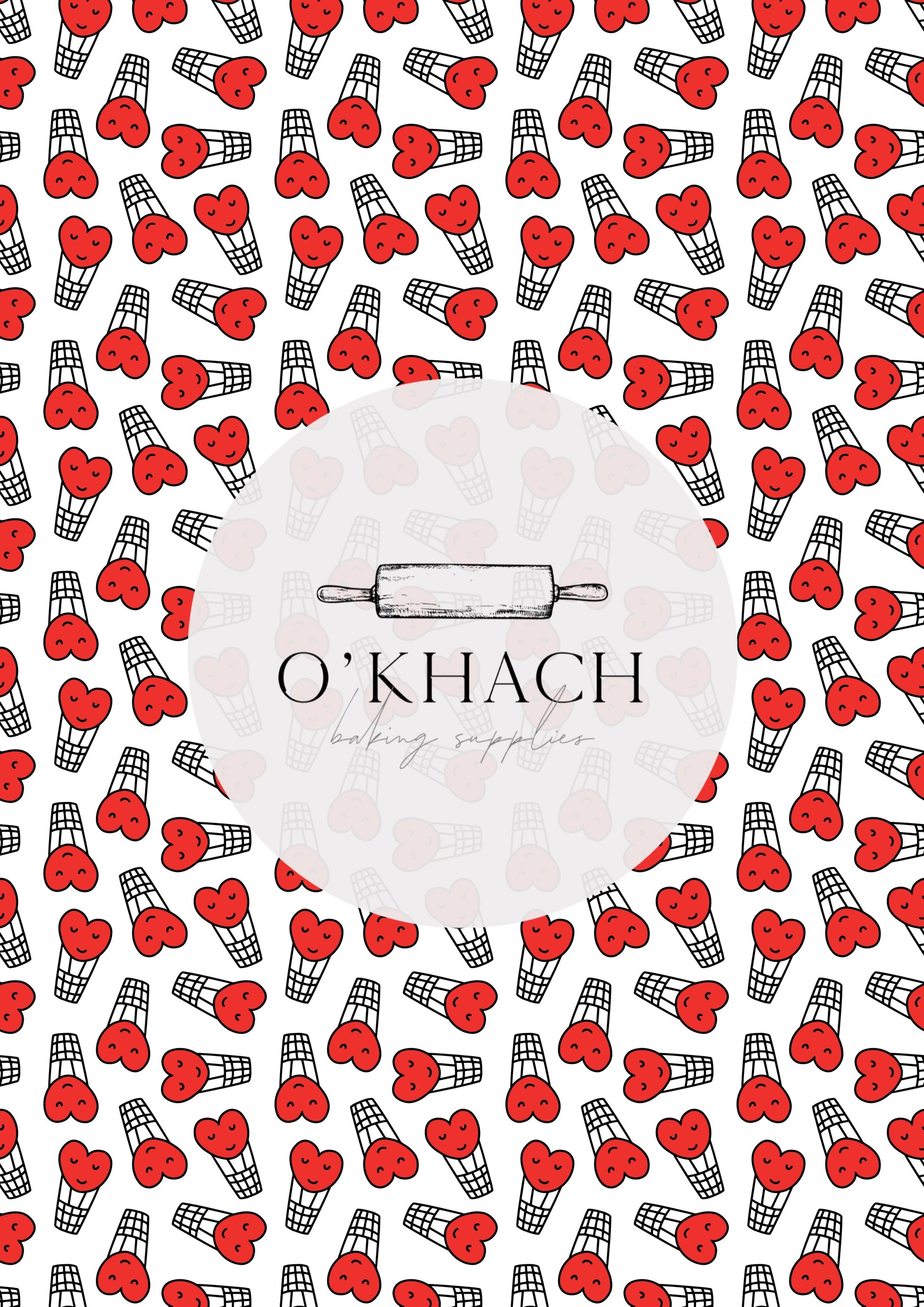 Love Details Pattern No.190 - Edible Image - Premium Edible Image from O'Khach Baking Supplies - Just $16.99! Shop now at O'Khach Baking Supplies