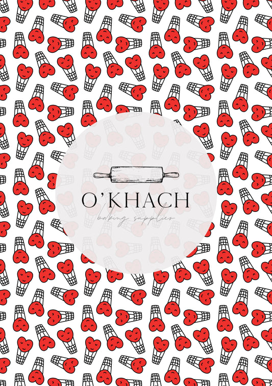 Love Details Pattern No.190 - Edible Image - Premium Edible Image from O'Khach Baking Supplies - Just $16.99! Shop now at O'Khach Baking Supplies