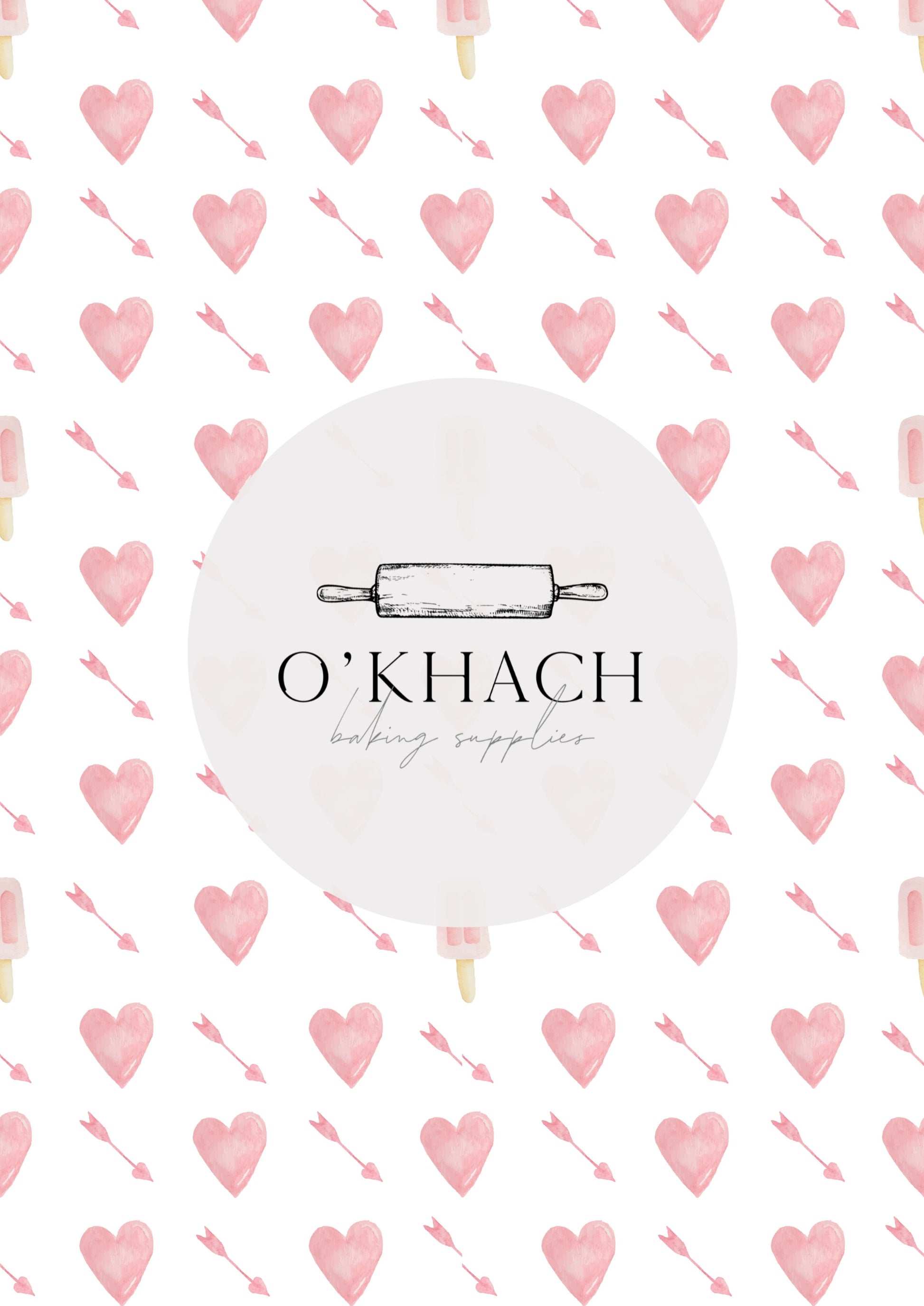 Love Details Pattern No.191 - Edible Image - Premium Edible Image from O'Khach Baking Supplies - Just $16.99! Shop now at O'Khach Baking Supplies