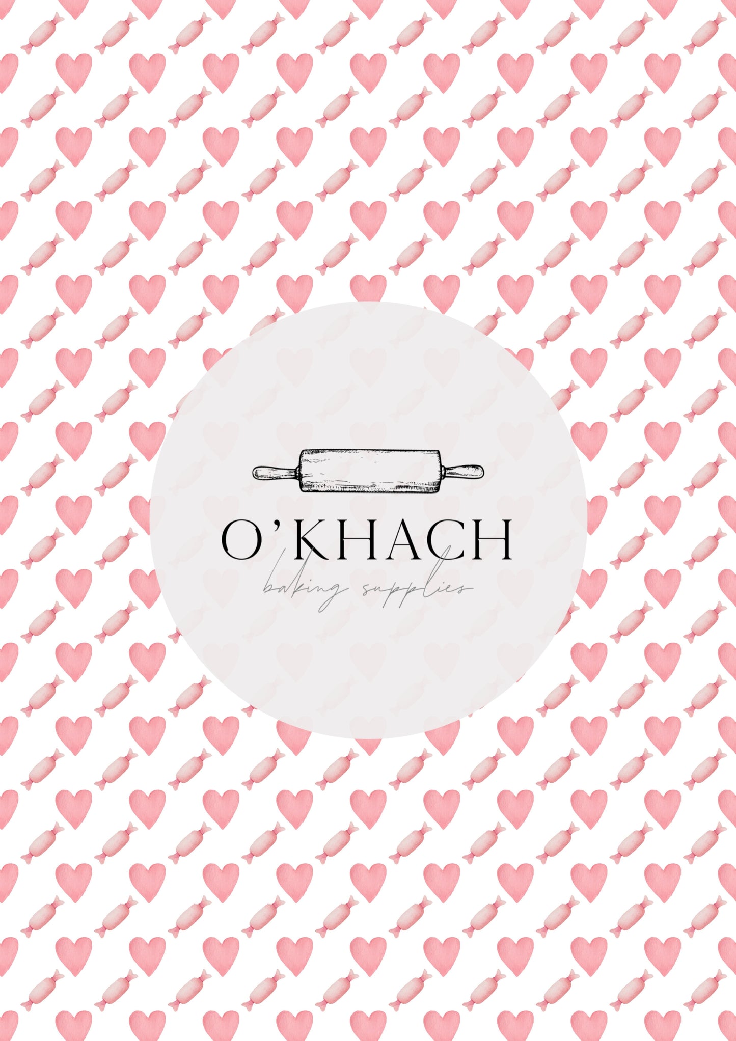 Love Details Pattern No.193 - Edible Image - Premium Edible Image from O'Khach Baking Supplies - Just $16.99! Shop now at O'Khach Baking Supplies