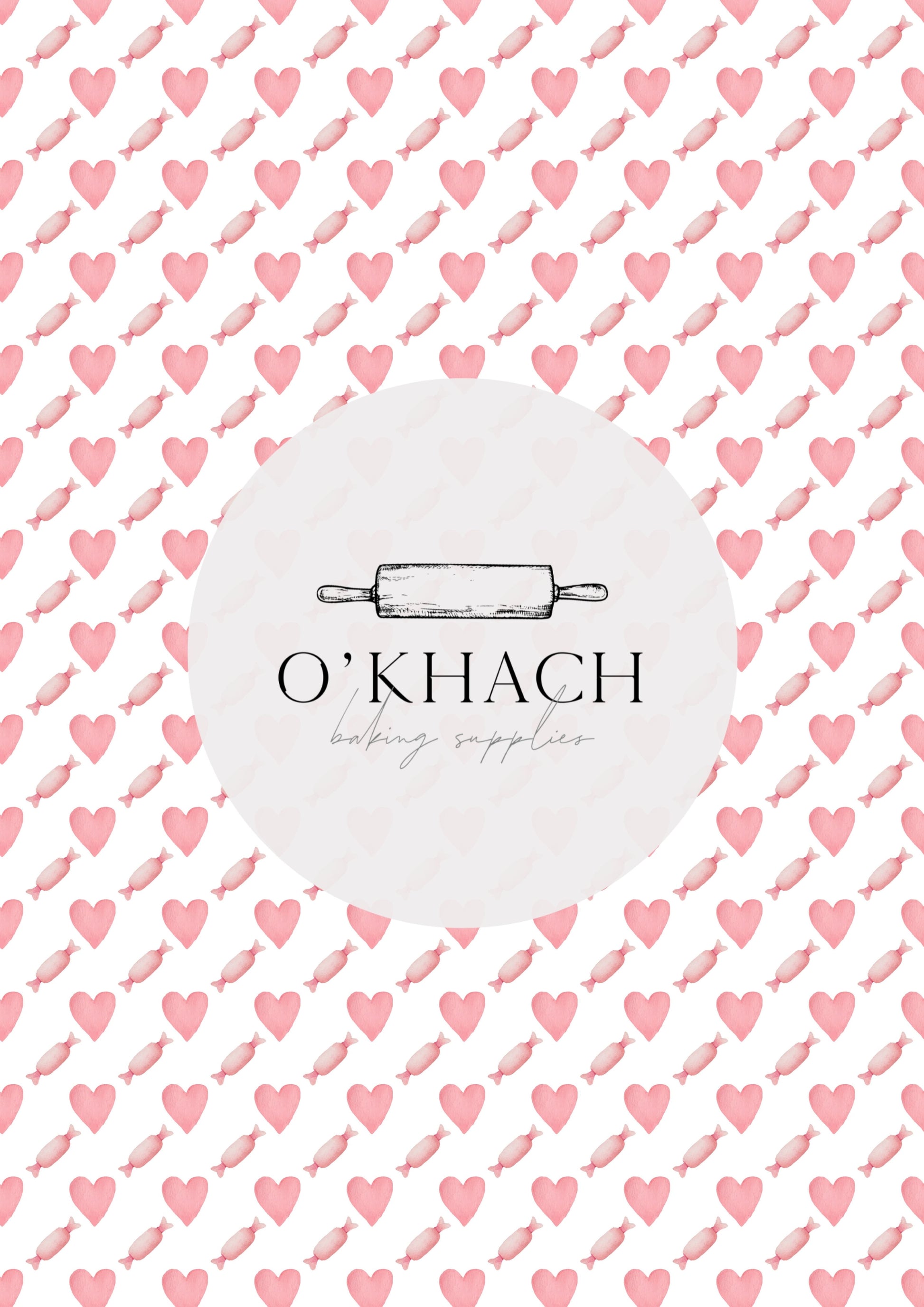 Love Details Pattern No.193 - Edible Image - Premium Edible Image from O'Khach Baking Supplies - Just $16.99! Shop now at O'Khach Baking Supplies