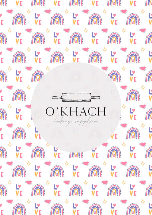 Love Details Pattern No.202 - Edible Image - Premium Edible Image from O'Khach Baking Supplies - Just $16.99! Shop now at O'Khach Baking Supplies