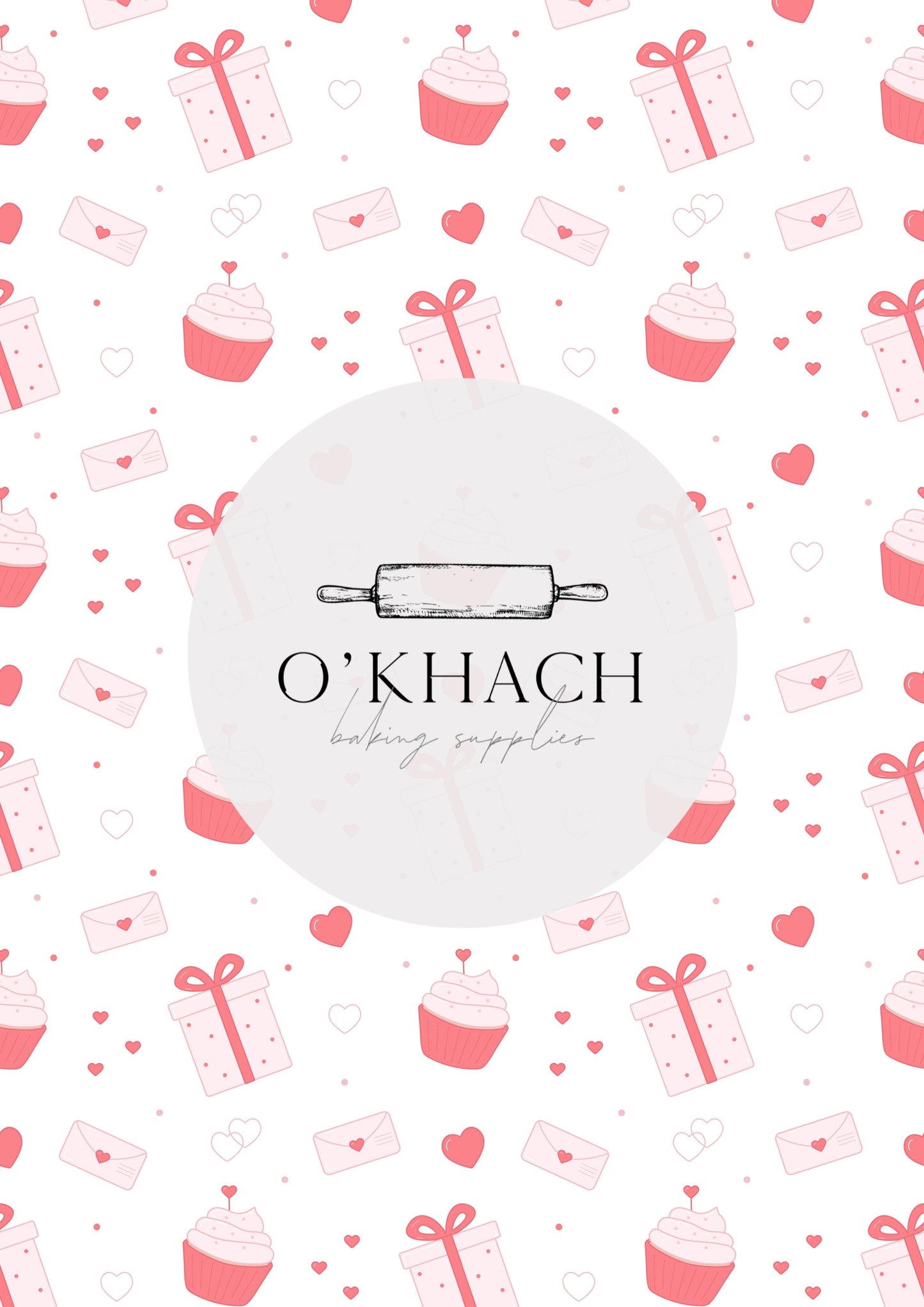 Love Details Pattern No.21 - Edible Image - Premium Edible Image from O'Khach Baking Supplies - Just $16.99! Shop now at O'Khach Baking Supplies