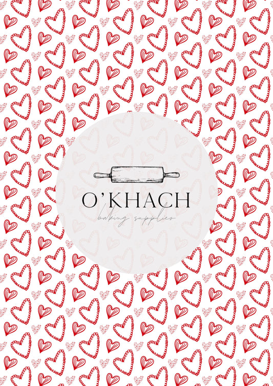 Love Details Pattern No.23 - Edible Image - Premium Edible Image from O'Khach Baking Supplies - Just $16.99! Shop now at O'Khach Baking Supplies