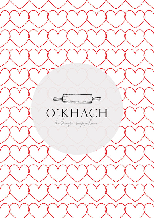 Love Details Pattern No.27 - Edible Image - Premium Edible Image from O'Khach Baking Supplies - Just $16.99! Shop now at O'Khach Baking Supplies