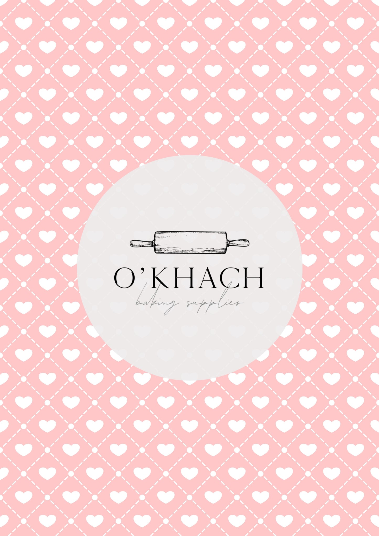 Love Details Pattern No.34 - Edible Image - Premium Edible Image from O'Khach Baking Supplies - Just $16.99! Shop now at O'Khach Baking Supplies