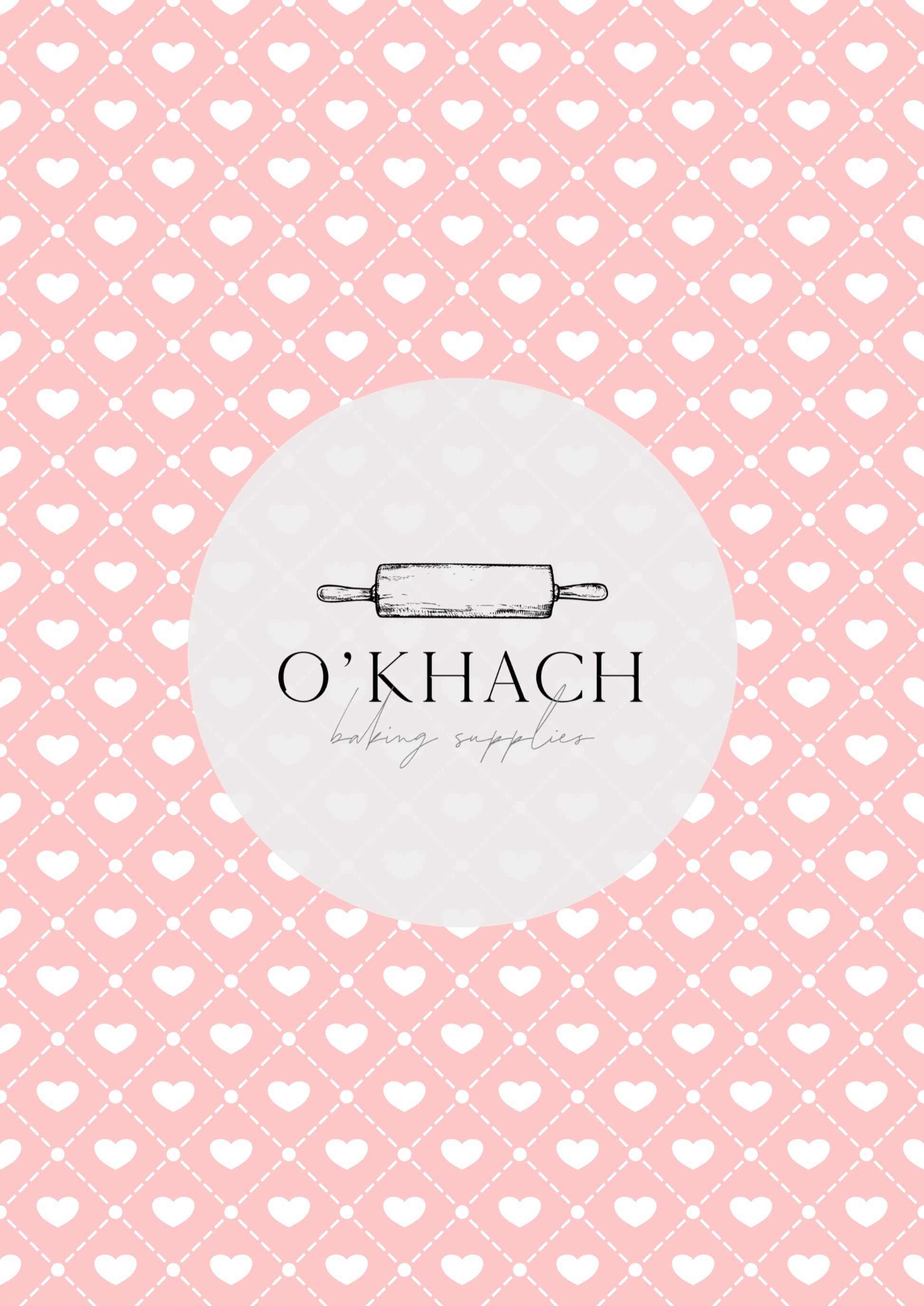 Love Details Pattern No.34 - Edible Image - Premium Edible Image from O'Khach Baking Supplies - Just $16.99! Shop now at O'Khach Baking Supplies