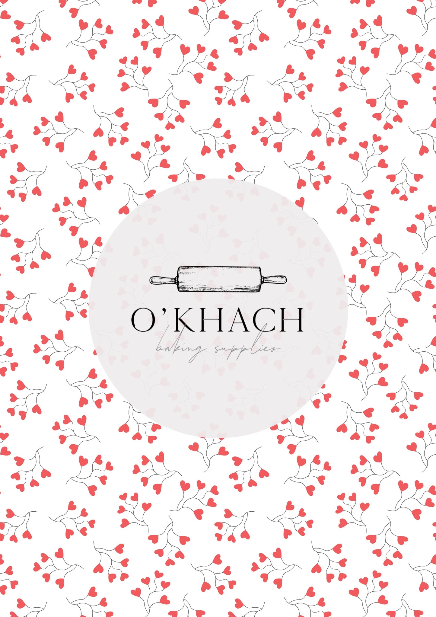 Love Details Pattern No.39 - Edible Image - Premium Edible Image from O'Khach Baking Supplies - Just $16.99! Shop now at O'Khach Baking Supplies