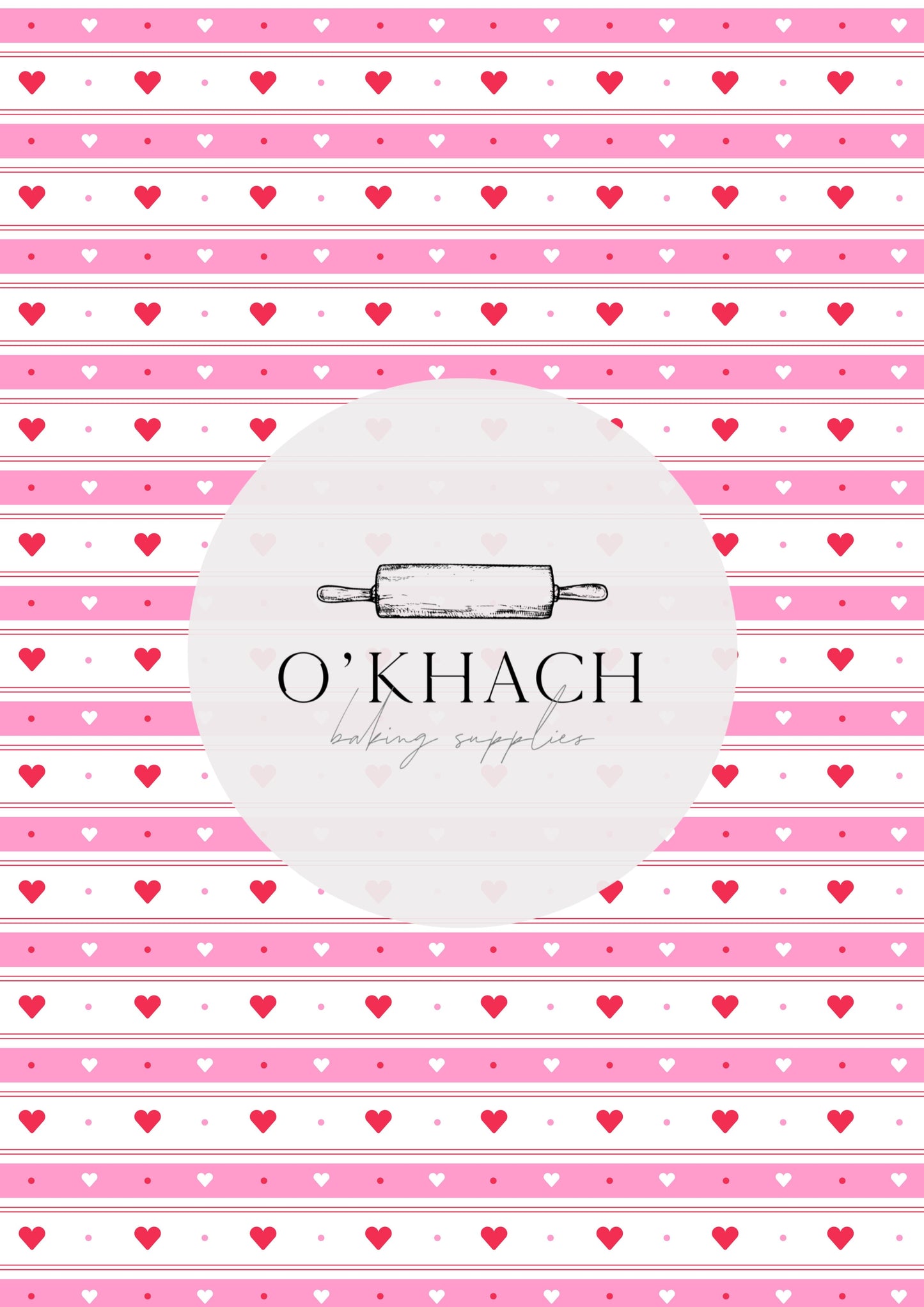 Love Details Pattern No.44 - Edible Image - Premium Edible Image from O'Khach Baking Supplies - Just $16.99! Shop now at O'Khach Baking Supplies