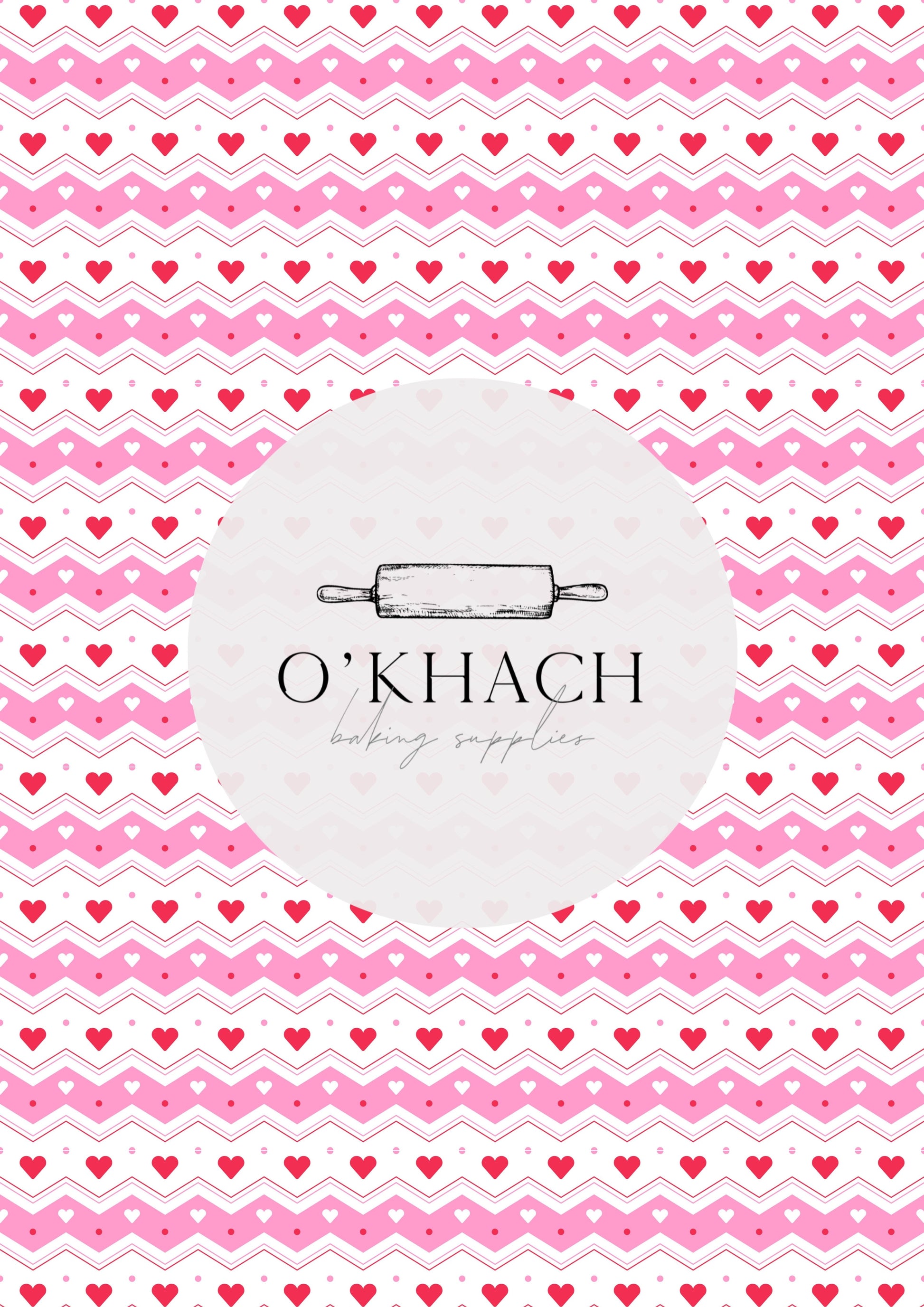 Love Details Pattern No.46 - Edible Image - Premium Edible Image from O'Khach Baking Supplies - Just $16.99! Shop now at O'Khach Baking Supplies