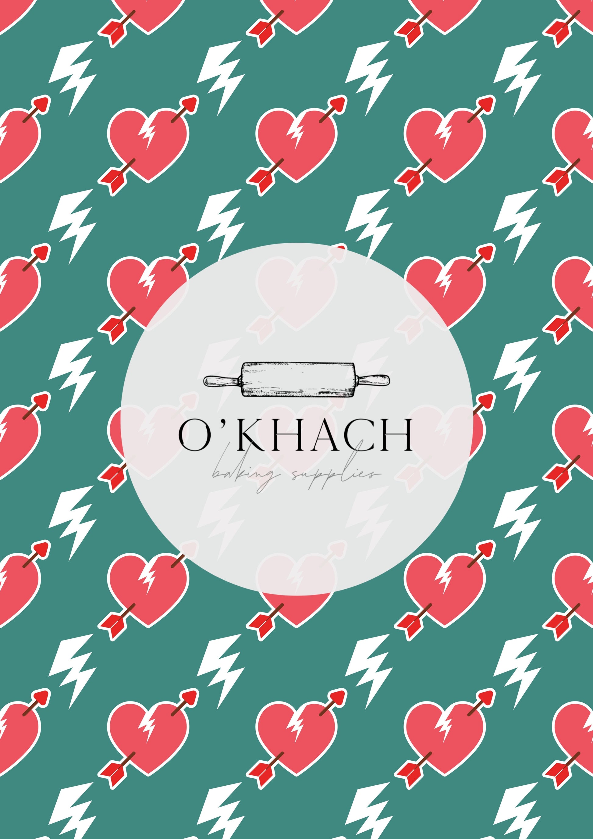 Love Details Pattern No.53 - Edible Image - Premium Edible Image from O'Khach Baking Supplies - Just $16.99! Shop now at O'Khach Baking Supplies