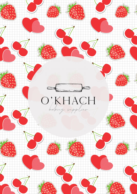 Love Details Pattern No.54 - Edible Image - Premium Edible Image from O'Khach Baking Supplies - Just $16.99! Shop now at O'Khach Baking Supplies