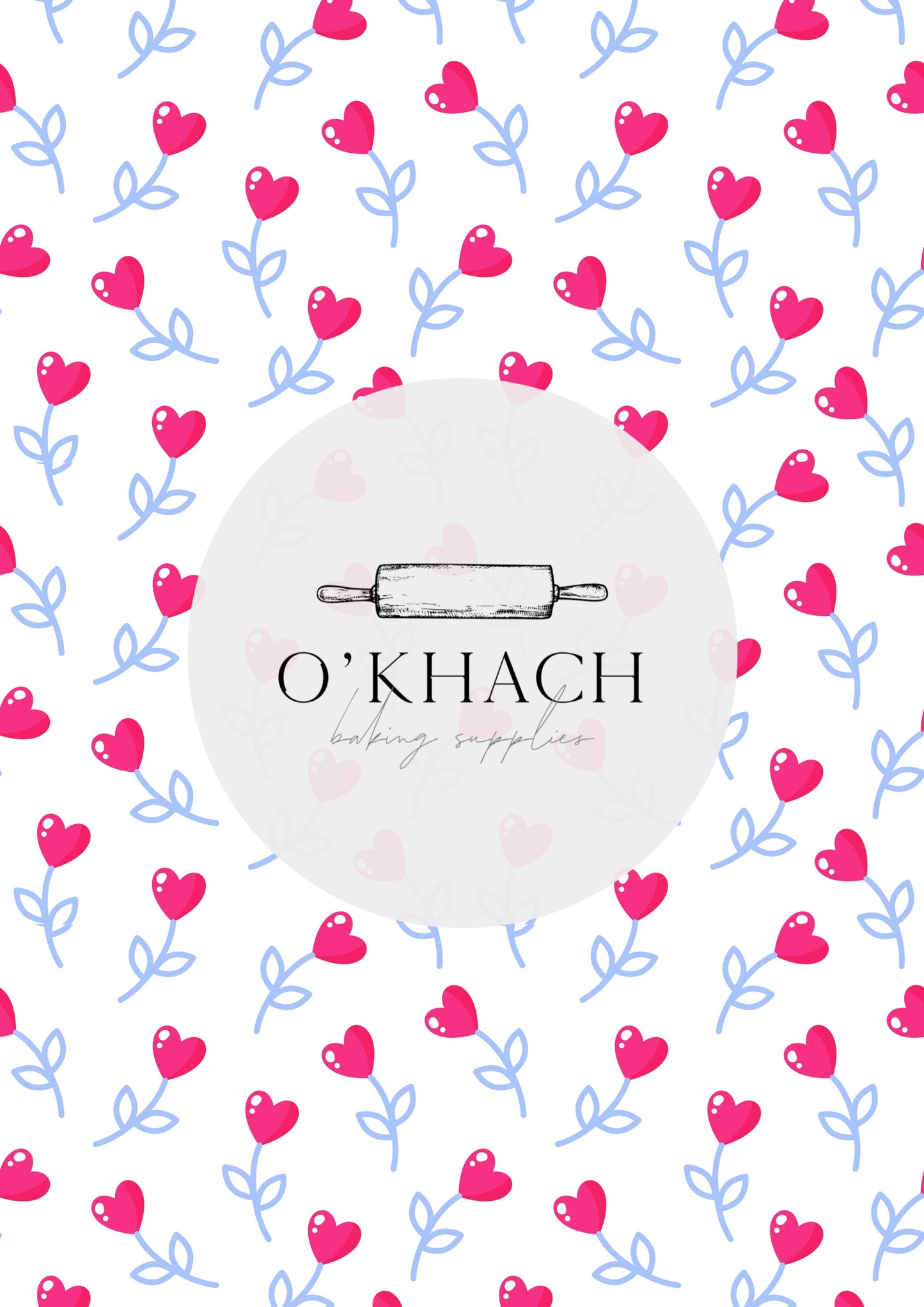 Love Details Pattern No.57 - Edible Image - Premium Edible Image from O'Khach Baking Supplies - Just $16.99! Shop now at O'Khach Baking Supplies