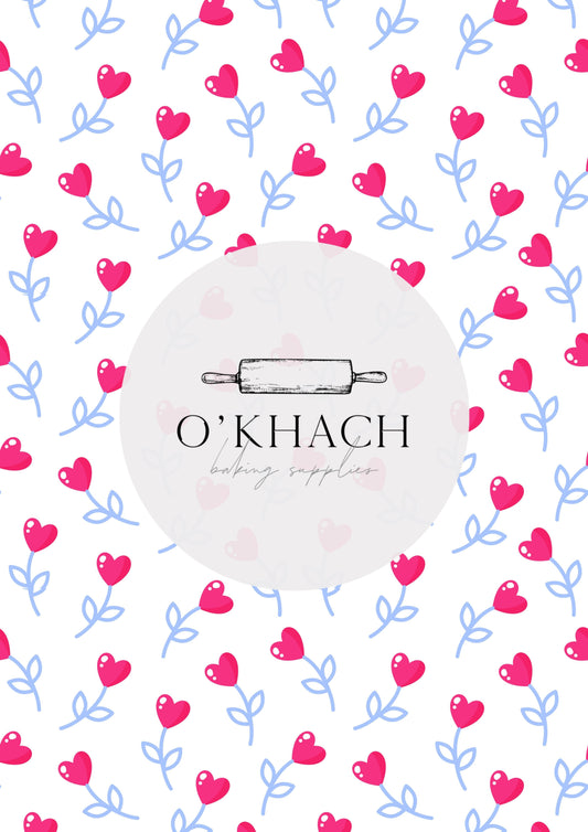 Love Details Pattern No.57 - Edible Image - Premium Edible Image from O'Khach Baking Supplies - Just $16.99! Shop now at O'Khach Baking Supplies