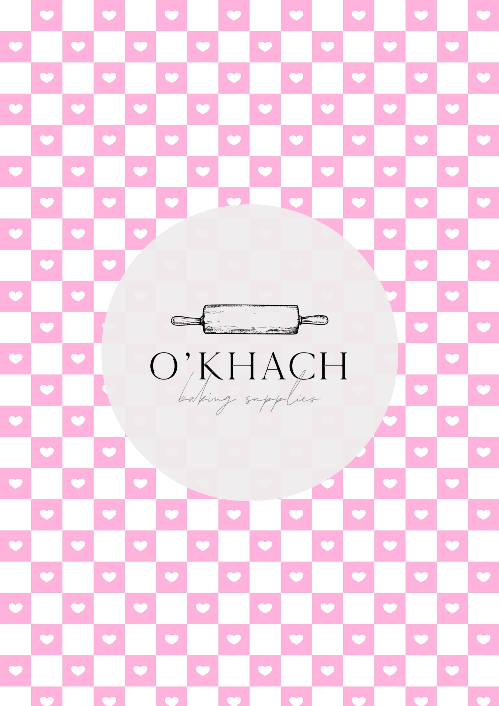 Love Details Pattern No.6 - Edible Image - Premium Edible Image from O'Khach Baking Supplies - Just $16.99! Shop now at O'Khach Baking Supplies