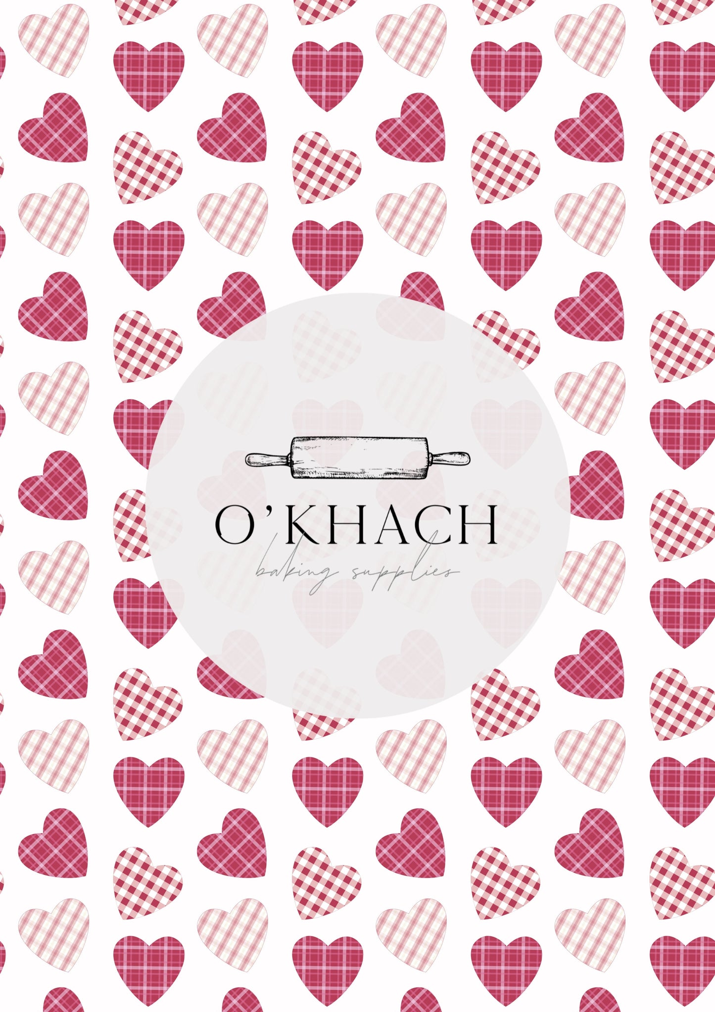 Love Details Pattern No.7 - Edible Image - Premium Edible Image from O'Khach Baking Supplies - Just $16.99! Shop now at O'Khach Baking Supplies