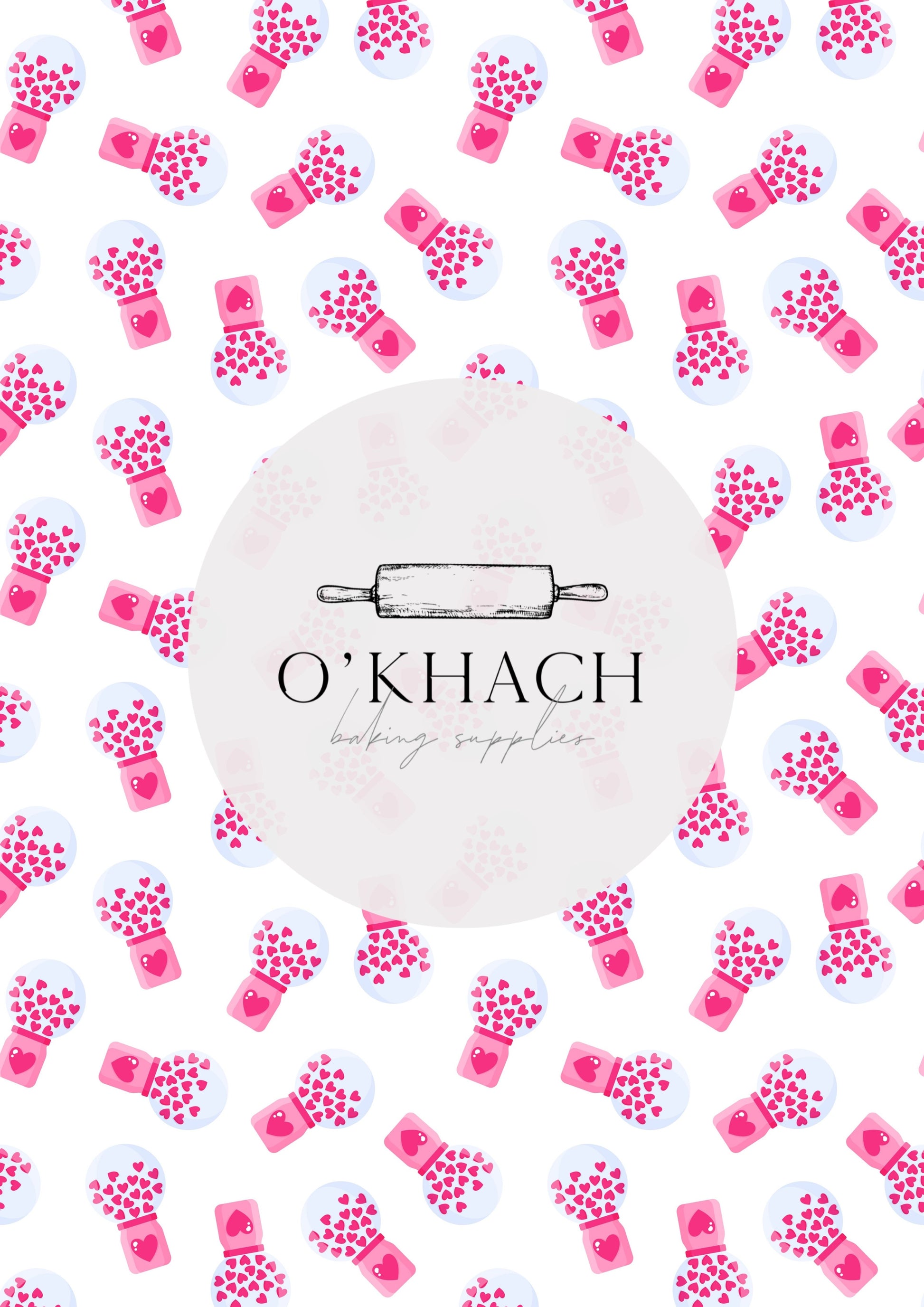 Love Details Pattern No.73 - Edible Image - Premium Edible Image from O'Khach Baking Supplies - Just $16.99! Shop now at O'Khach Baking Supplies