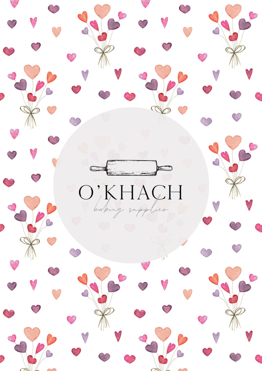 Love Details Pattern No.8 - Edible Image - Premium Edible Image from O'Khach Baking Supplies - Just $16.99! Shop now at O'Khach Baking Supplies