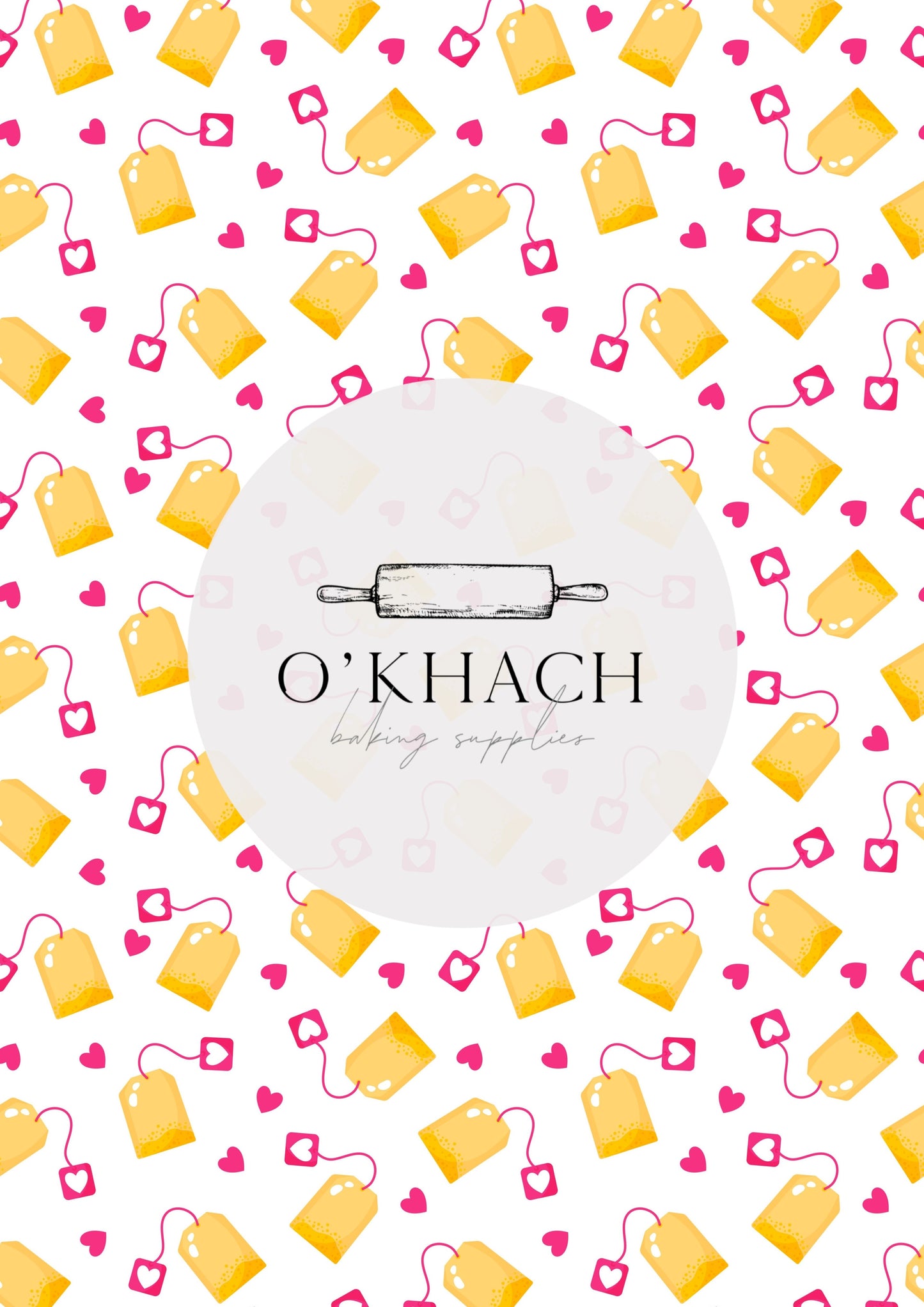 Love Details Pattern No.84 - Edible Image - Premium Edible Image from O'Khach Baking Supplies - Just $16.99! Shop now at O'Khach Baking Supplies