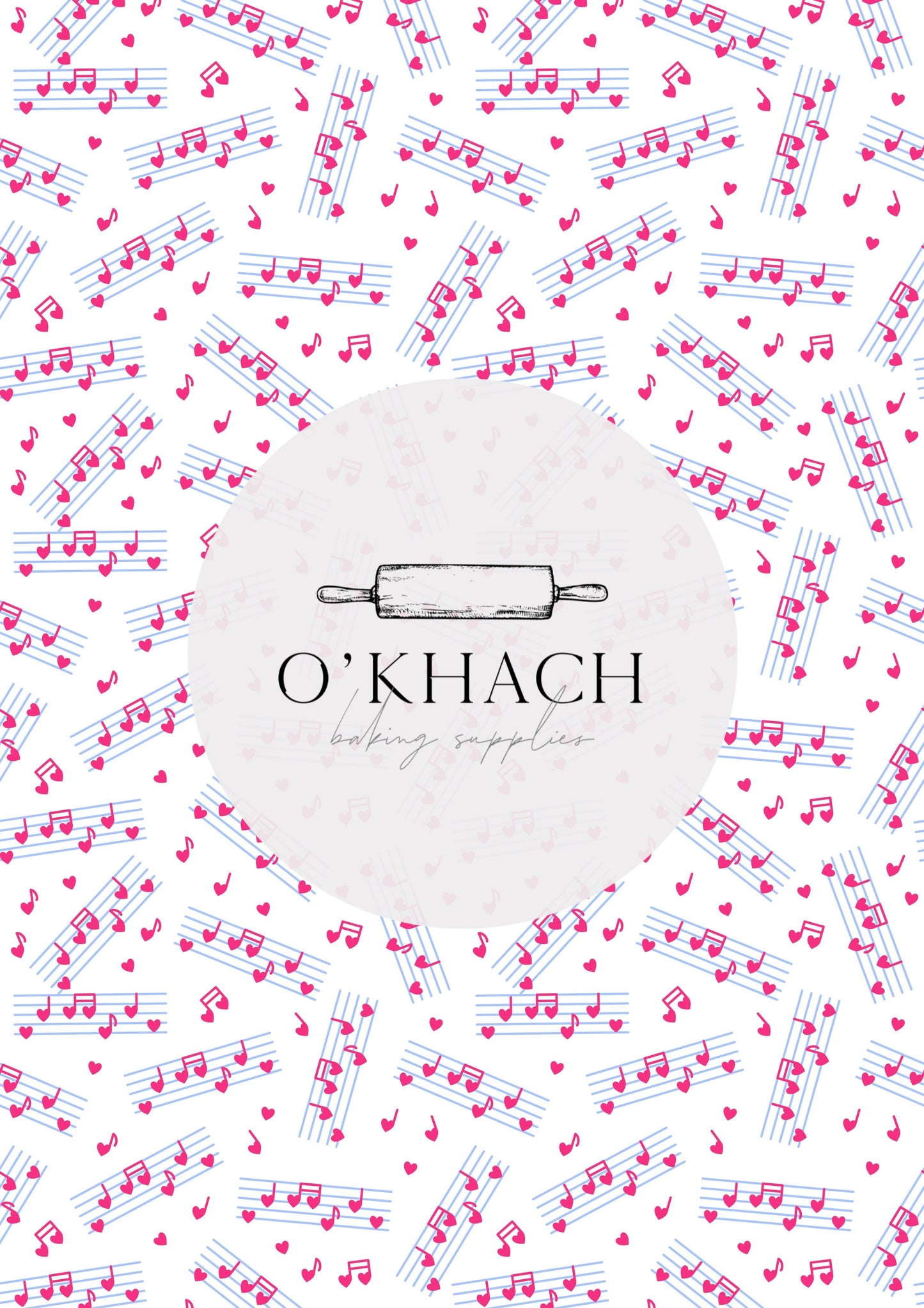 Love Details Pattern No.95 - Edible Image - Premium Edible Image from O'Khach Baking Supplies - Just $16.99! Shop now at O'Khach Baking Supplies