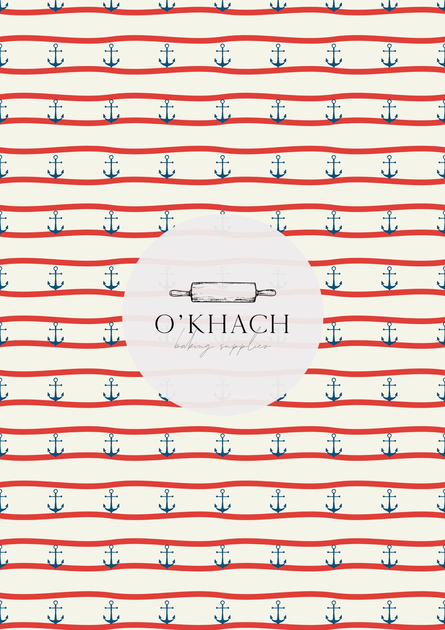 Sailor Pattern No.10 - Edible Image - Premium Edible Image from O'Khach Baking Supplies - Just $16.99! Shop now at O'Khach Baking Supplies