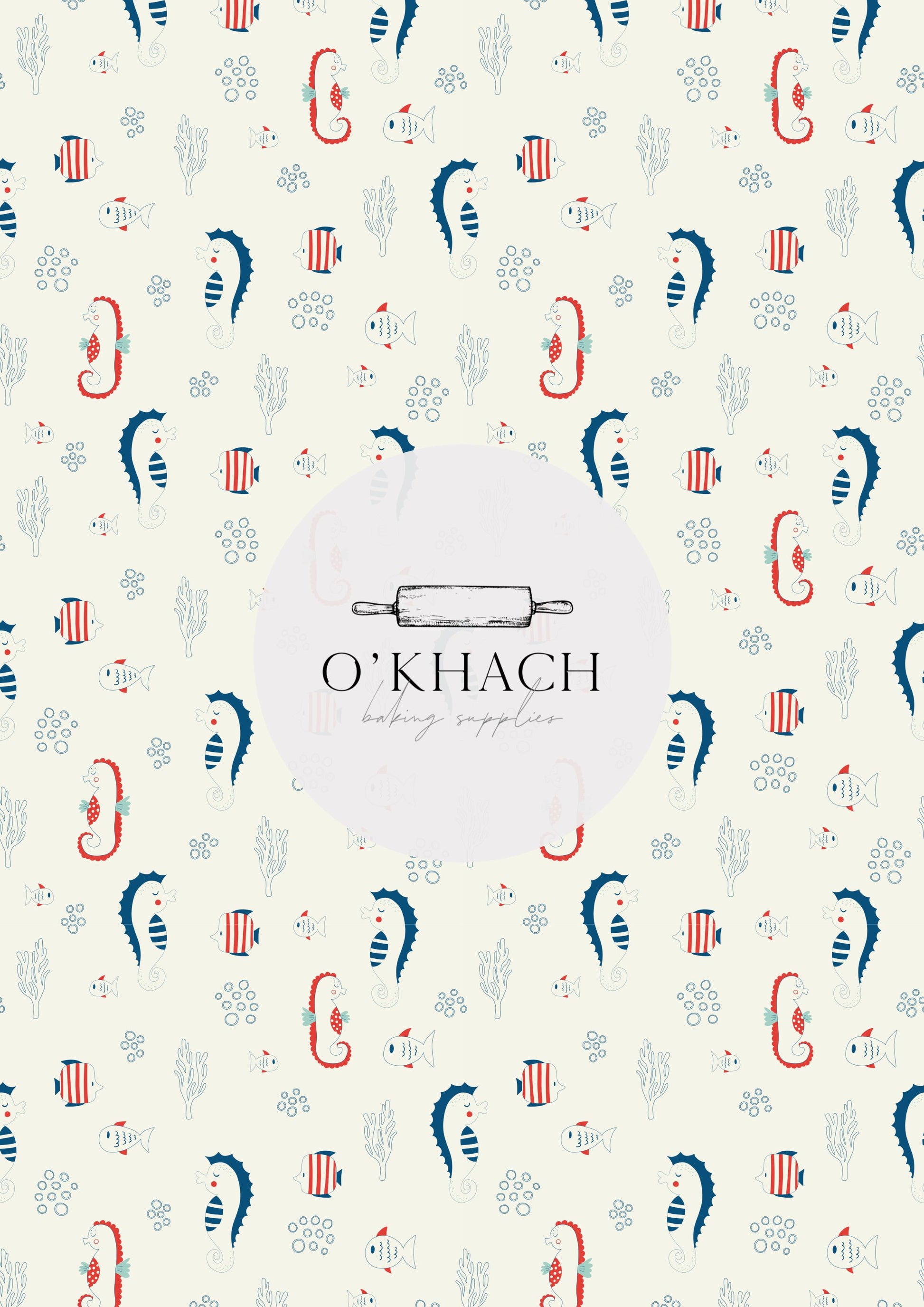 Sailor Pattern No.19 - Edible Image - Premium Edible Image from O'Khach Baking Supplies - Just $16.99! Shop now at O'Khach Baking Supplies