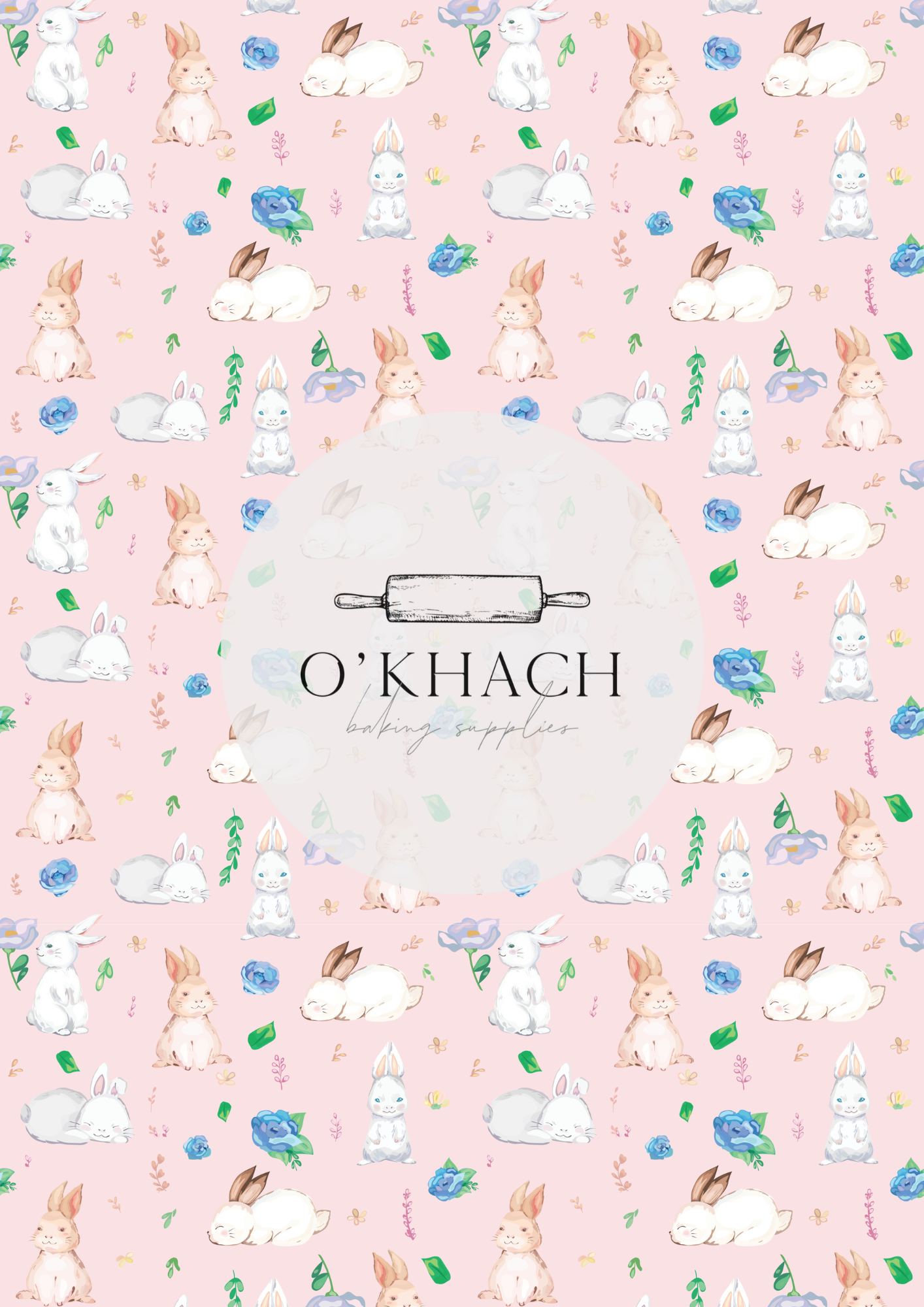 The Easter Hunt Pattern No.12 | Edible Image | DIGITAL DOWNLOAD - Premium Edible Image from O'Khach Baking Supplies - Just $6.99! Shop now at O'Khach Baking Supplies