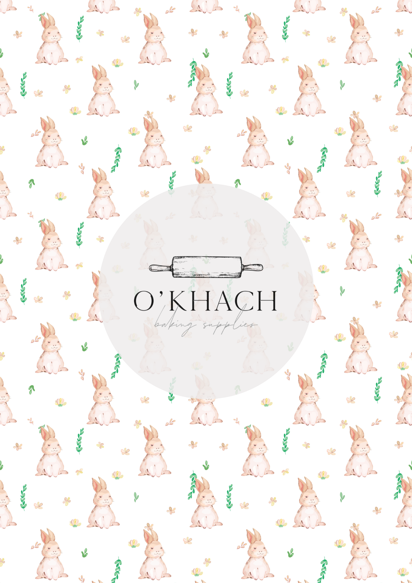 The Easter Hunt Pattern No.14 | Edible Image | DIGITAL DOWNLOAD - Premium Edible Image from O'Khach Baking Supplies - Just $6.99! Shop now at O'Khach Baking Supplies