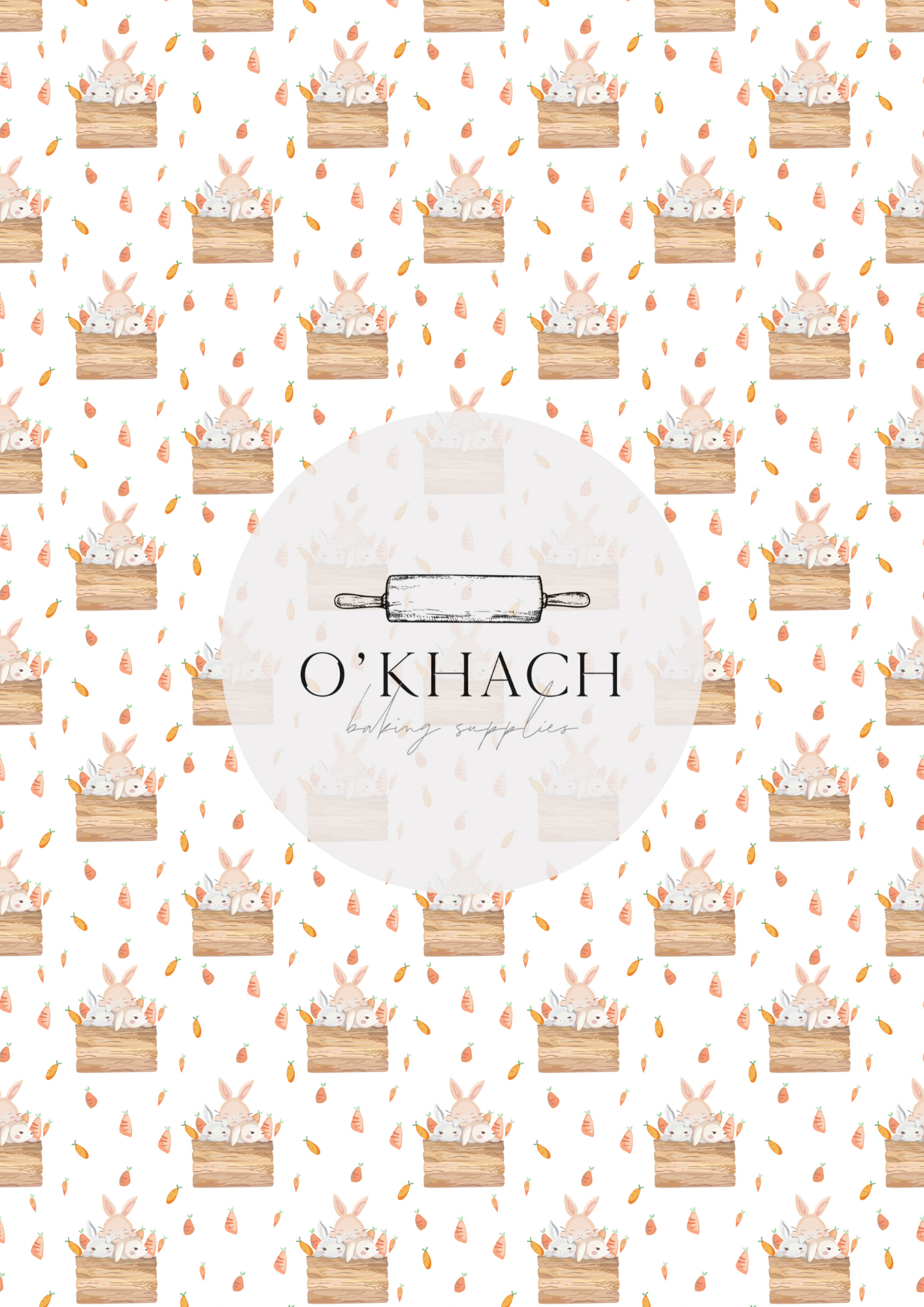 The Easter Hunt Pattern No.19 - Edible Image - Premium Edible Image from O'Khach Baking Supplies - Just $16.99! Shop now at O'Khach Baking Supplies